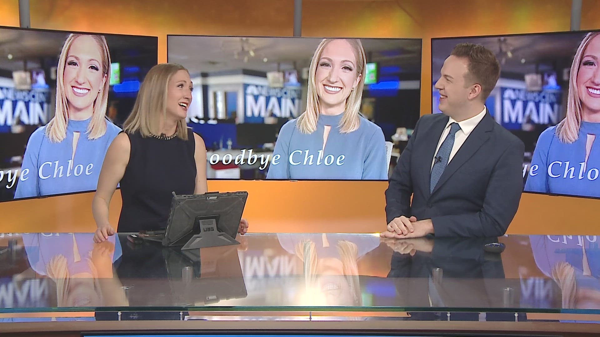 NEWS CENTER Maine's Chloe Teboe anchored the Weekend Morning Report for the last time on Feb. 25.