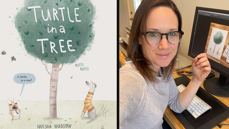 Maine illustrator releases first book she's authored, inspired by a conversation with her toddler