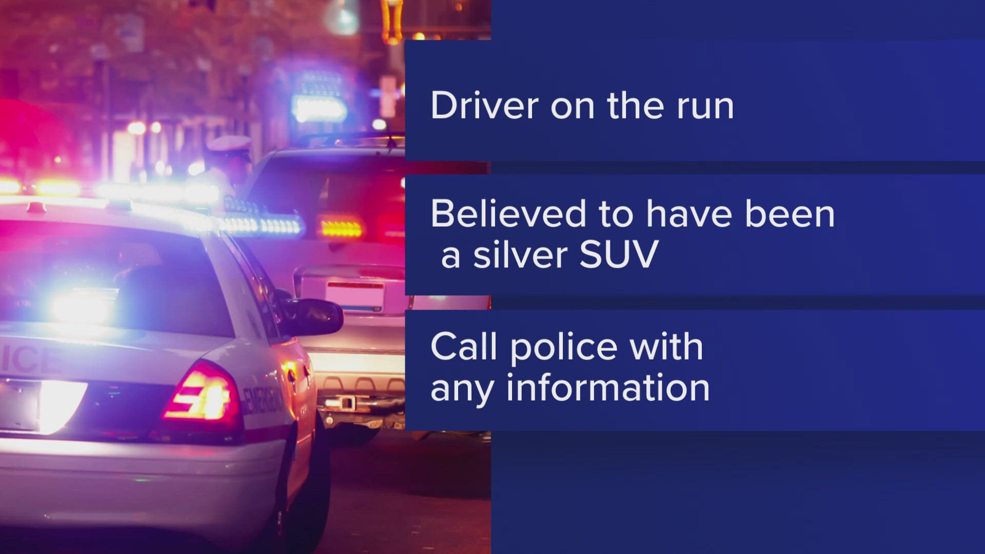 Scarborough police are asking for the public’s help identifying the vehicle and driver involved.