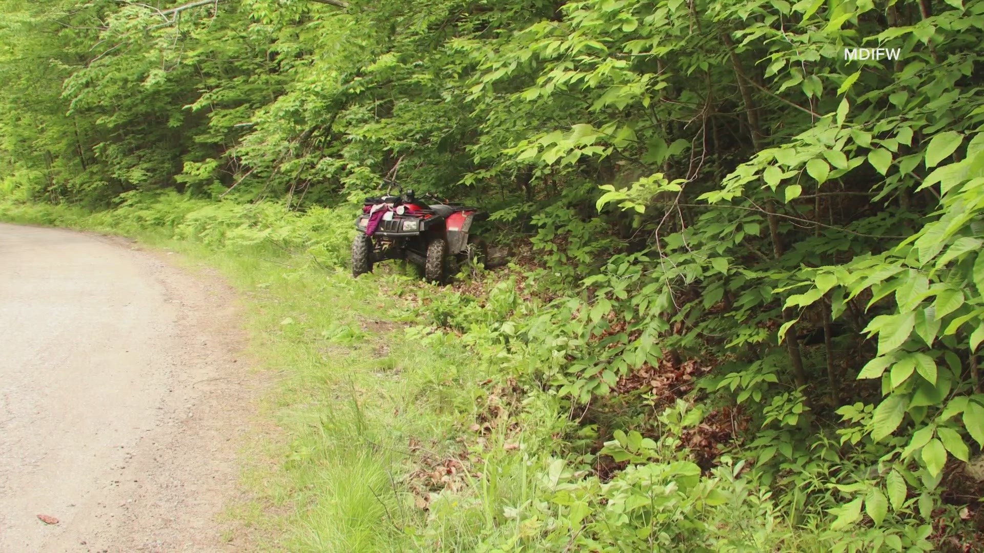 A rollover ATV crash in Byron left a mother and her two sons injured Monday morning.