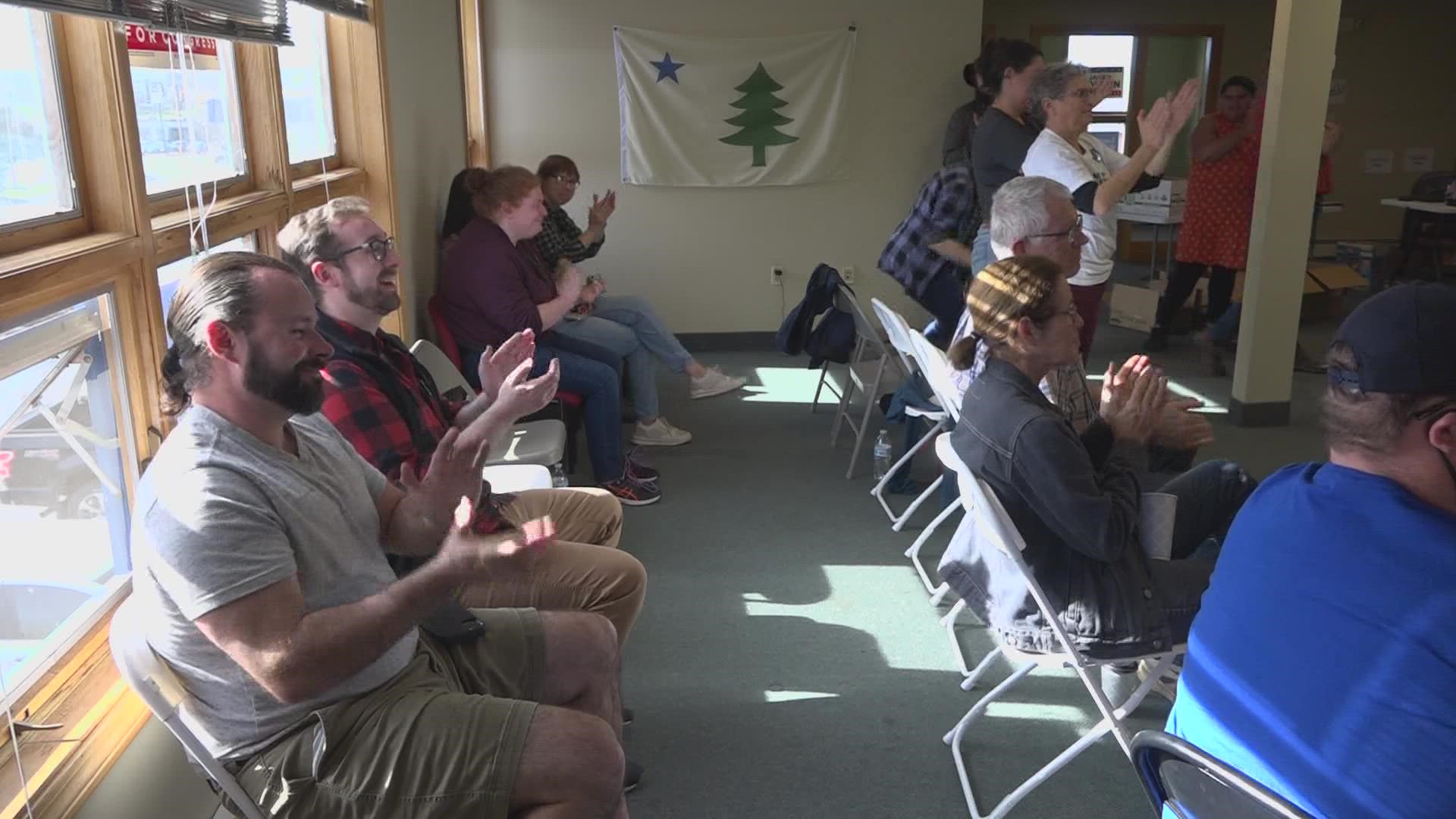 The candidates spent Saturday meeting Mainers across the state and encouraging them to vote.