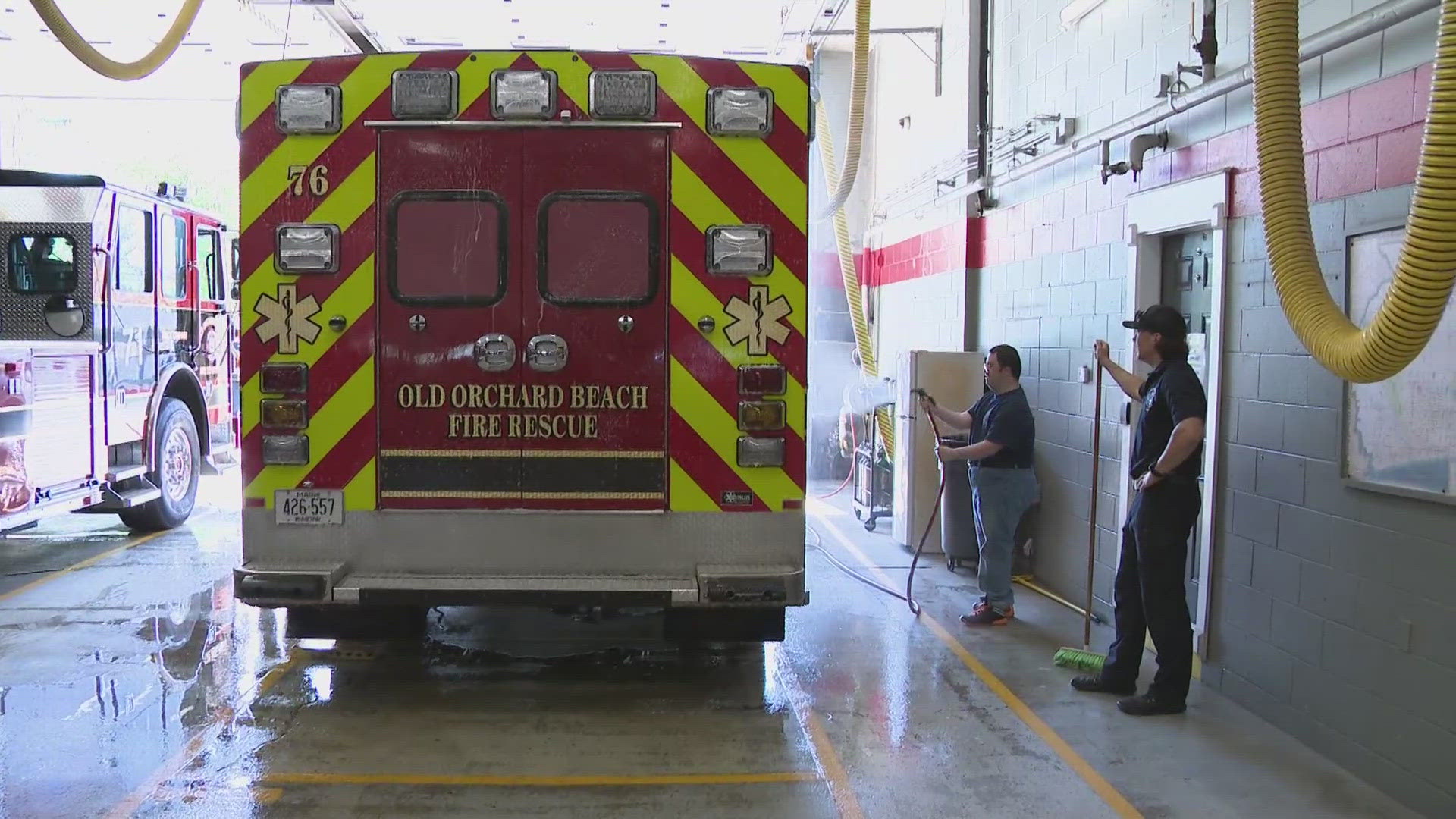 Nicholas Watkins has Down syndrome and has been a volunteer with the Old Orchard Beach Fire Department for 11 years.
