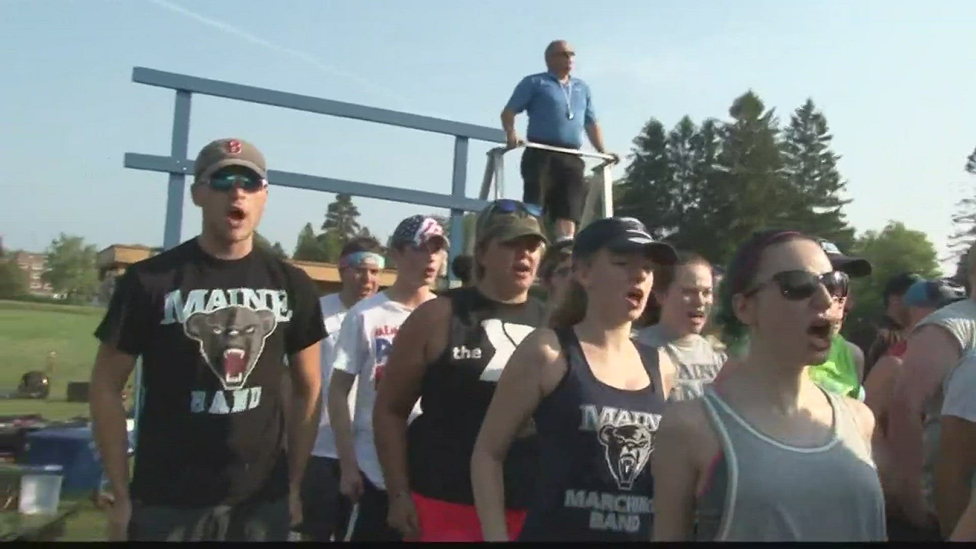 University of Maine marching band gets ready for the season