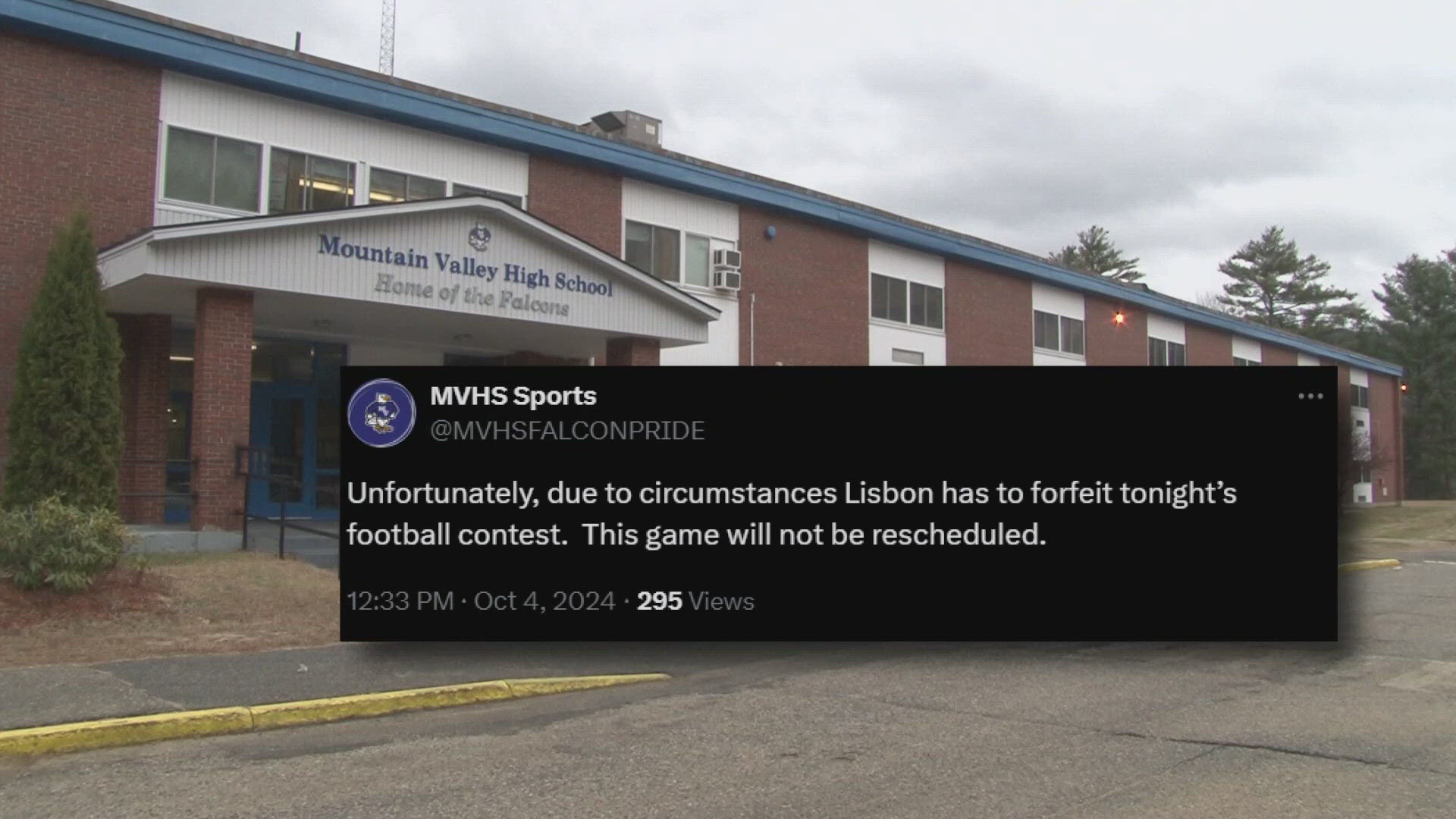 The Lisbon High School Greyhounds were supposed to play the Mountain Valley team in Rumford.