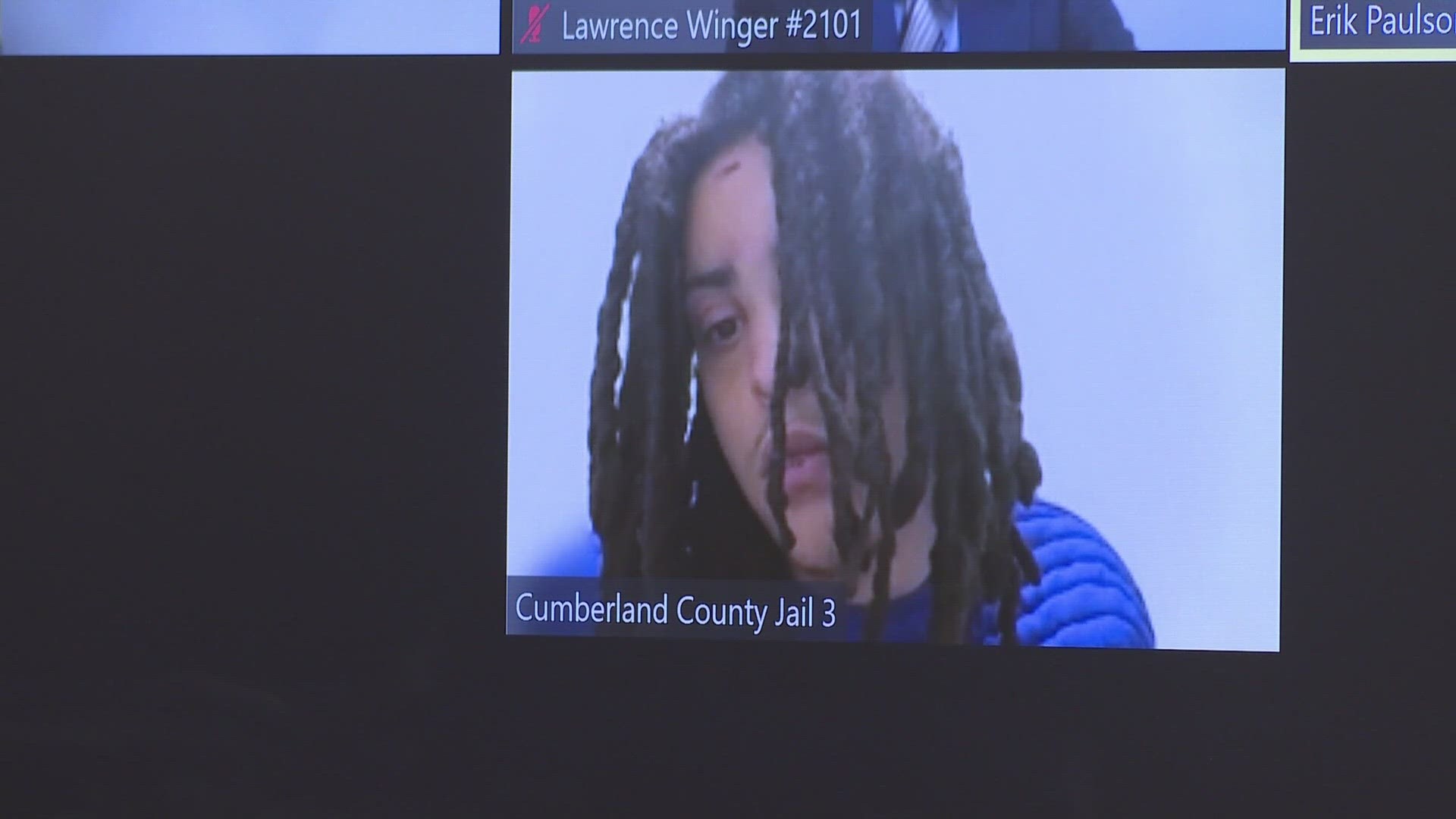 Marcel Lagrange Jr., 24, pleaded not guilty due to insanity in Cumberland County Court Thursday. He is accused of six counts, including two murder charges.