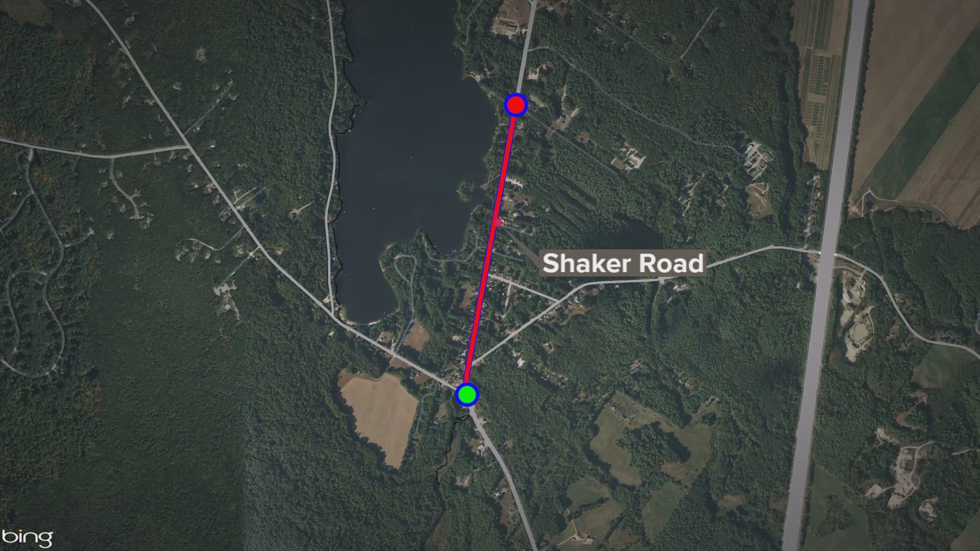 Officials are urging drivers to avoid Shaker Road near the Maine State Police barracks after a crash Friday night.