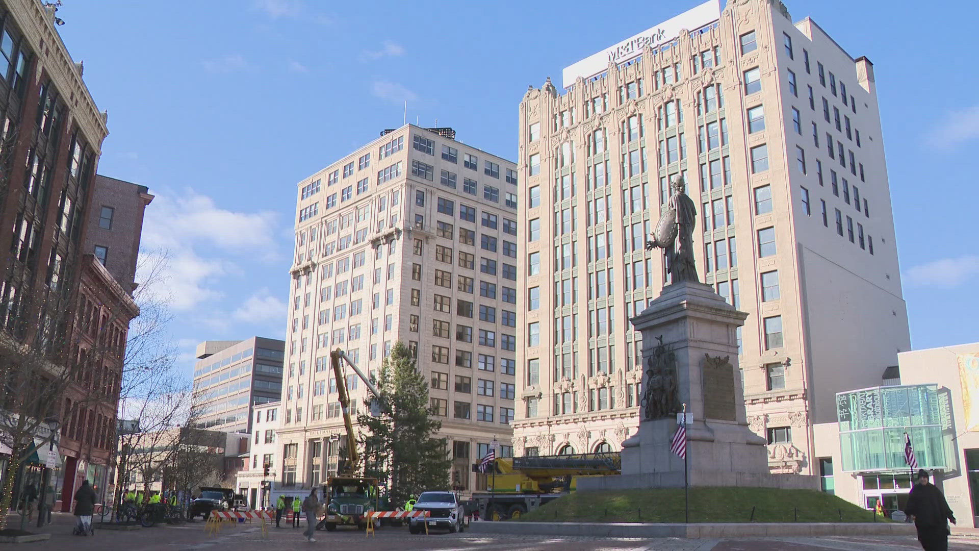 The longstanding tradition of locally sourcing the tree for the city is believed to date back to the 1930s. 