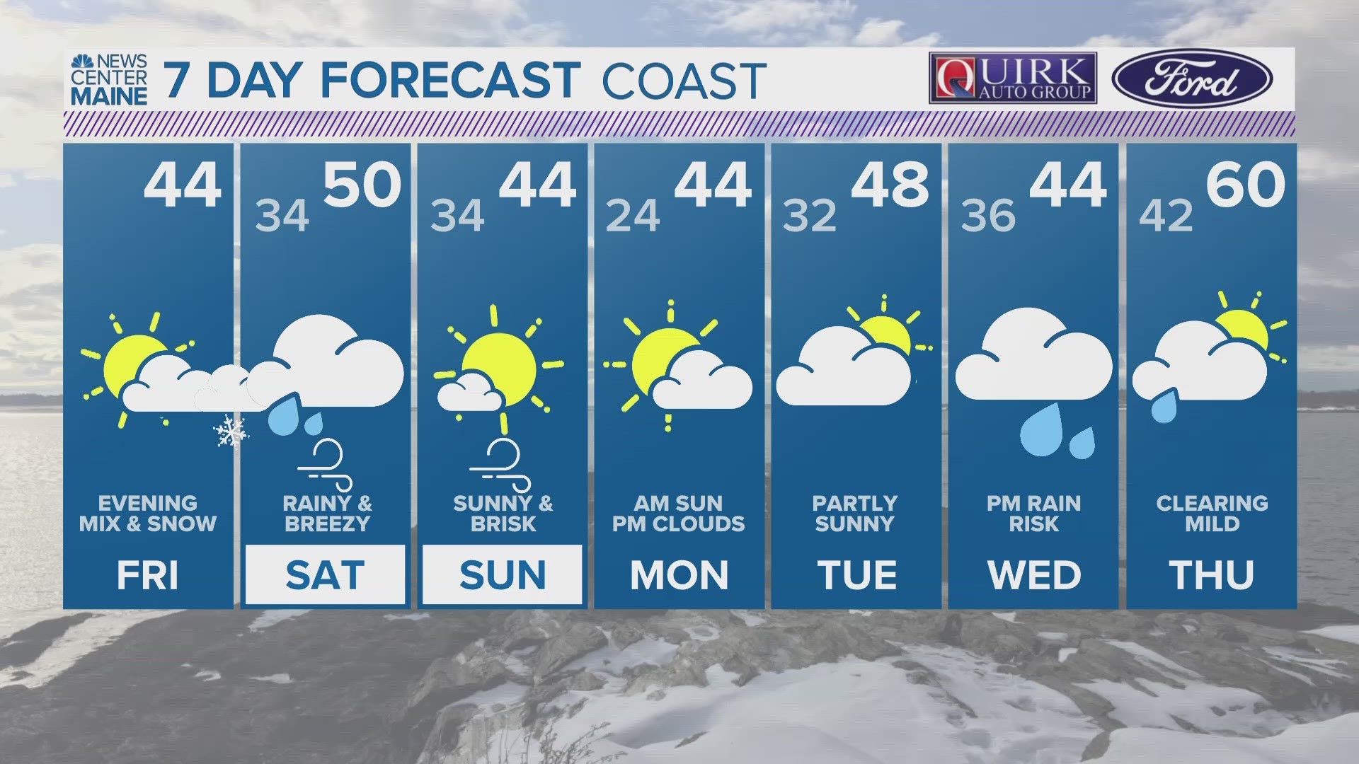 NEWS CENTER Maine Weather Video Forecast. Updated Friday March 31, 2023 at 12PM.