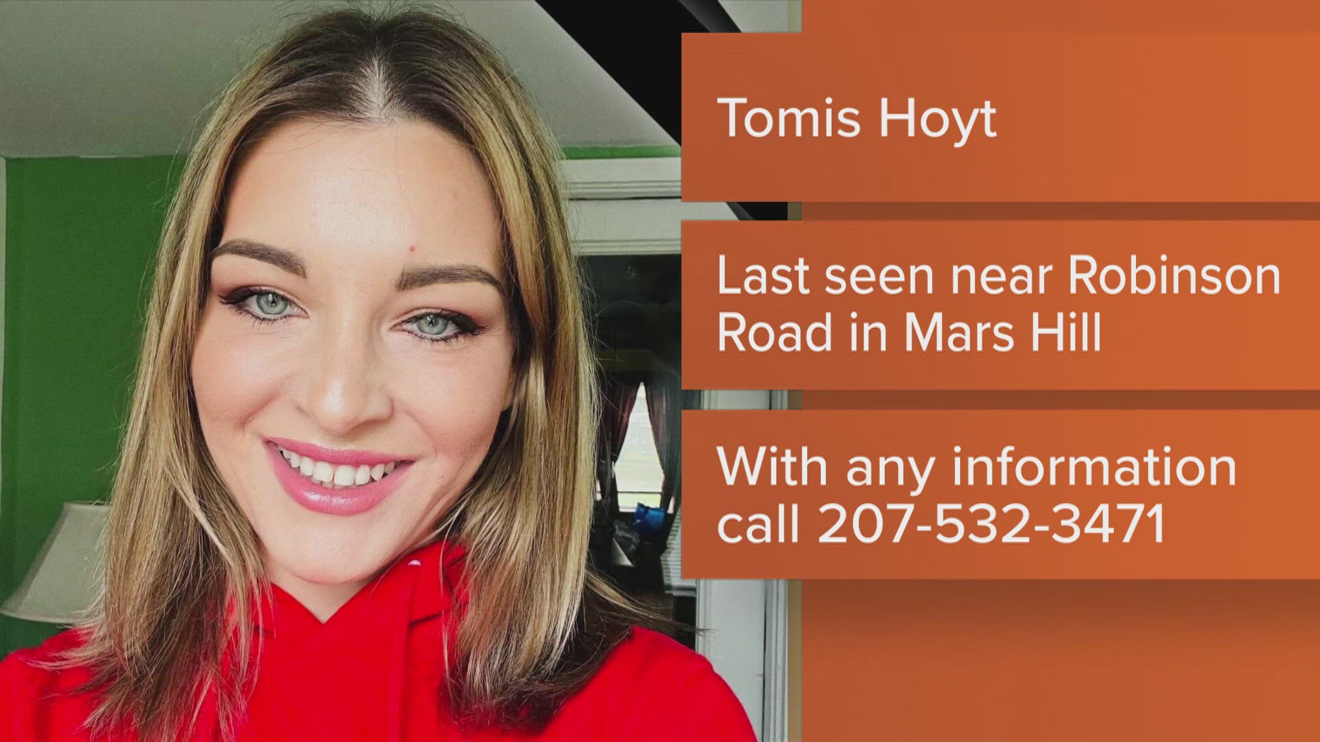 Tomis Hoyt has been missing for more than a week and was last seen on Robinson Road in the town of Mars Hill, police say.