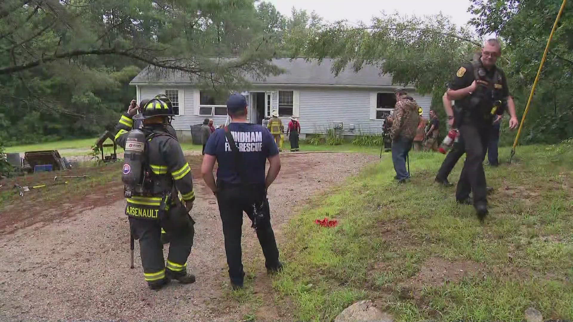 Fire officials say the cause of the fire was the kitchen stove.