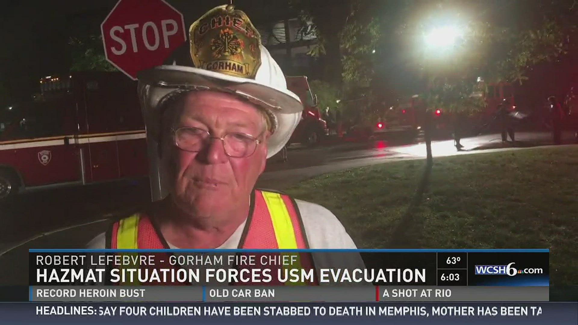 Hazmat situation at USM in Gorham, campus evacuated