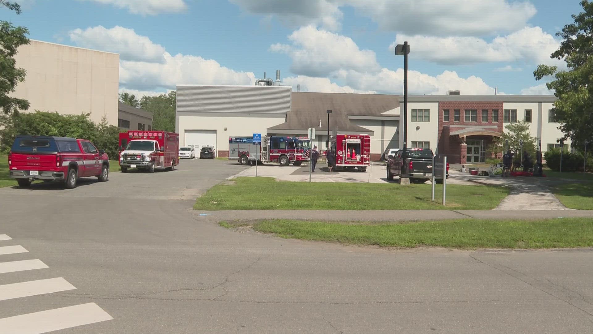 UMaine requested that people avoid the area for the time being, "due to activity around the building."