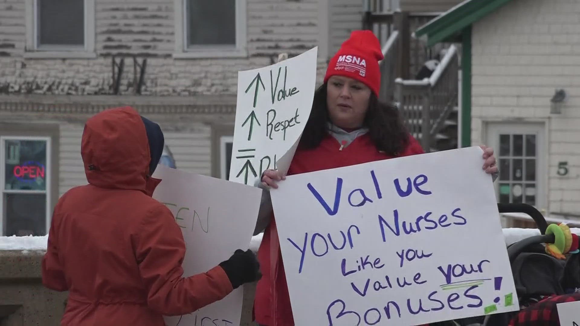 The union says travel nurses are hurting patient care. The hospital says they're needed.