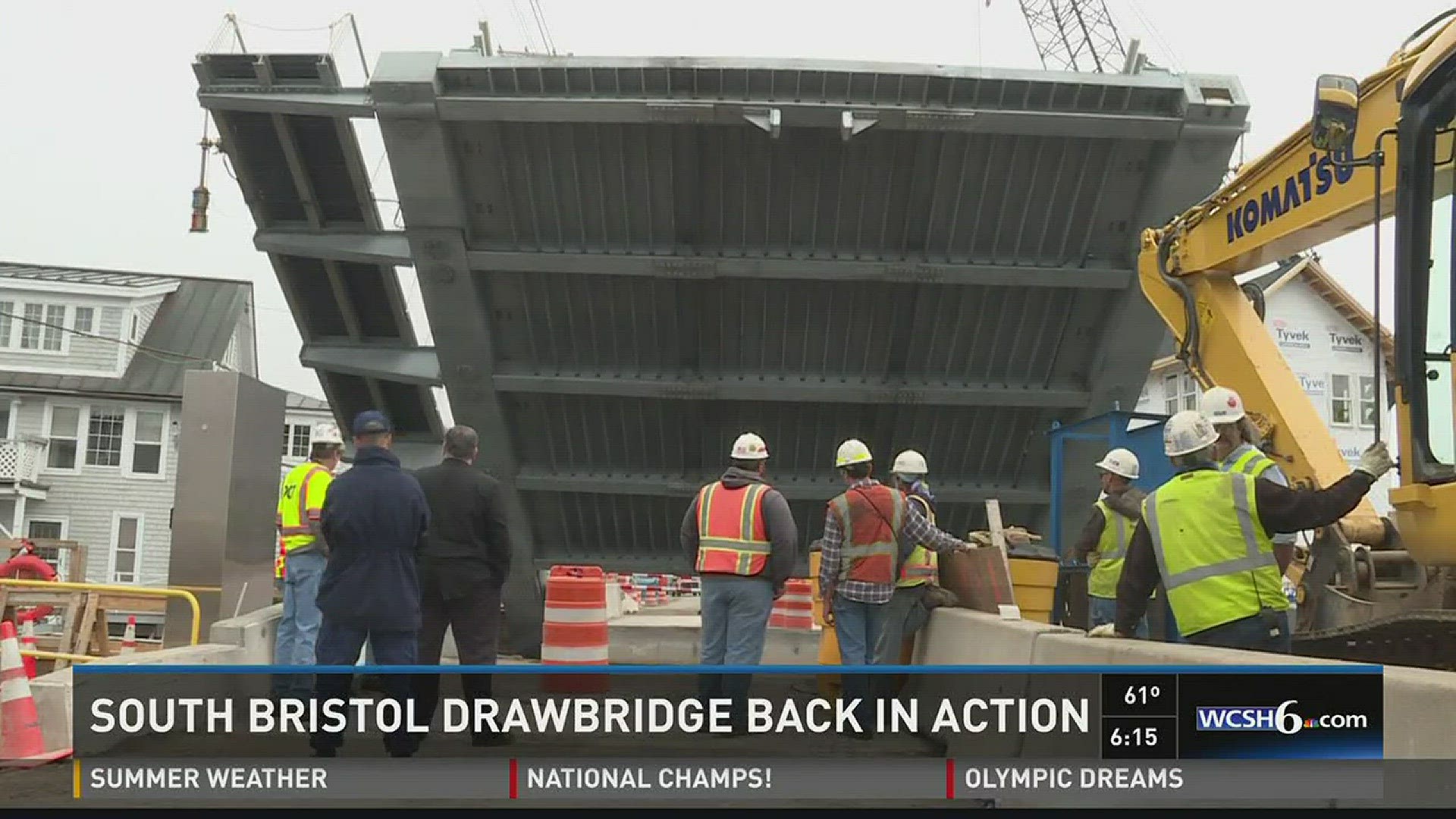 South Bristol drawbridge re-opens for busy summer.