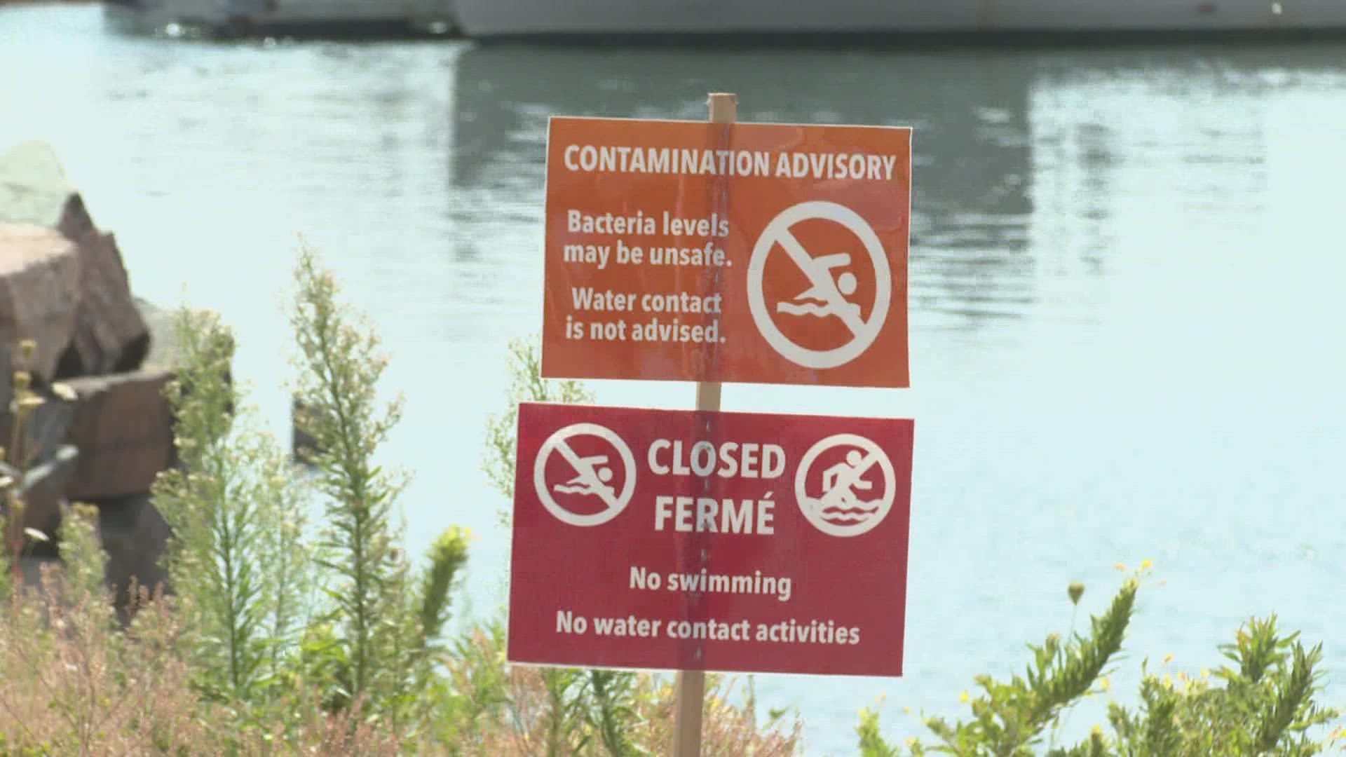 Wells Harbor and portions of the Scarborough and Nonesuch Rivers are facing closures to things like swimming and shellfish harvesting following sewer line breaks.