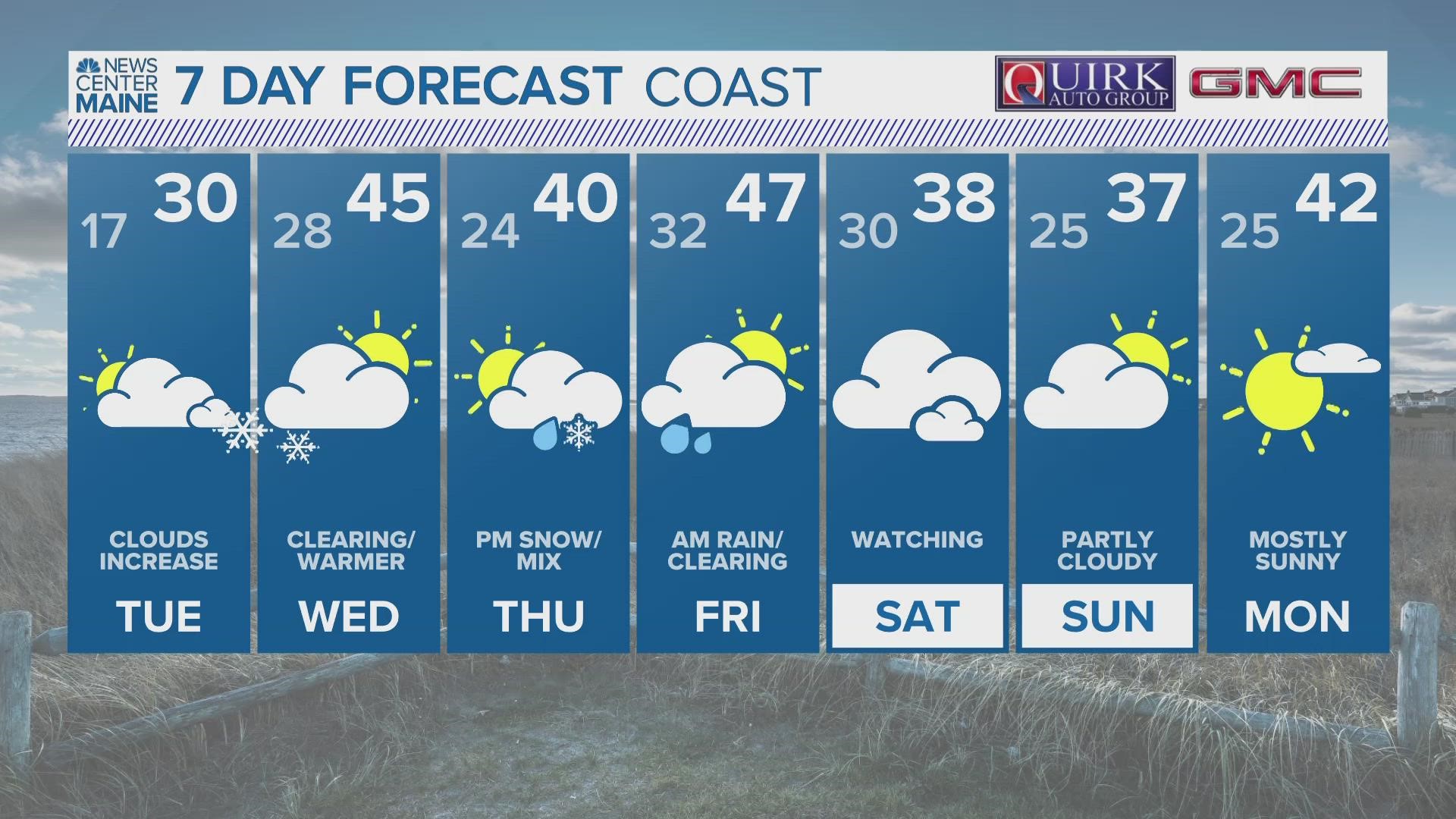 NEWS CENTER Maine Weather Video Forecast. Updated Monday February 6, 2023 at 11PM.
