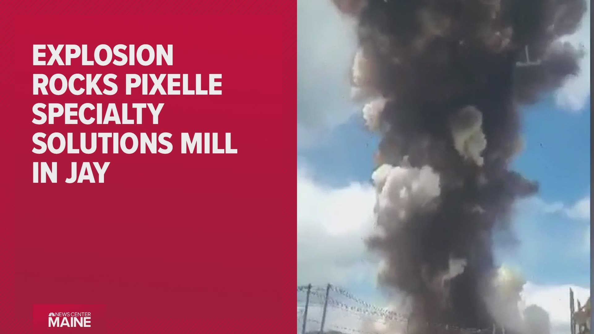 Video of the Androscoggin Mill  in Jay, Maine explosion shared with NEWS CENTER Maine. Video by Rick Pratt.