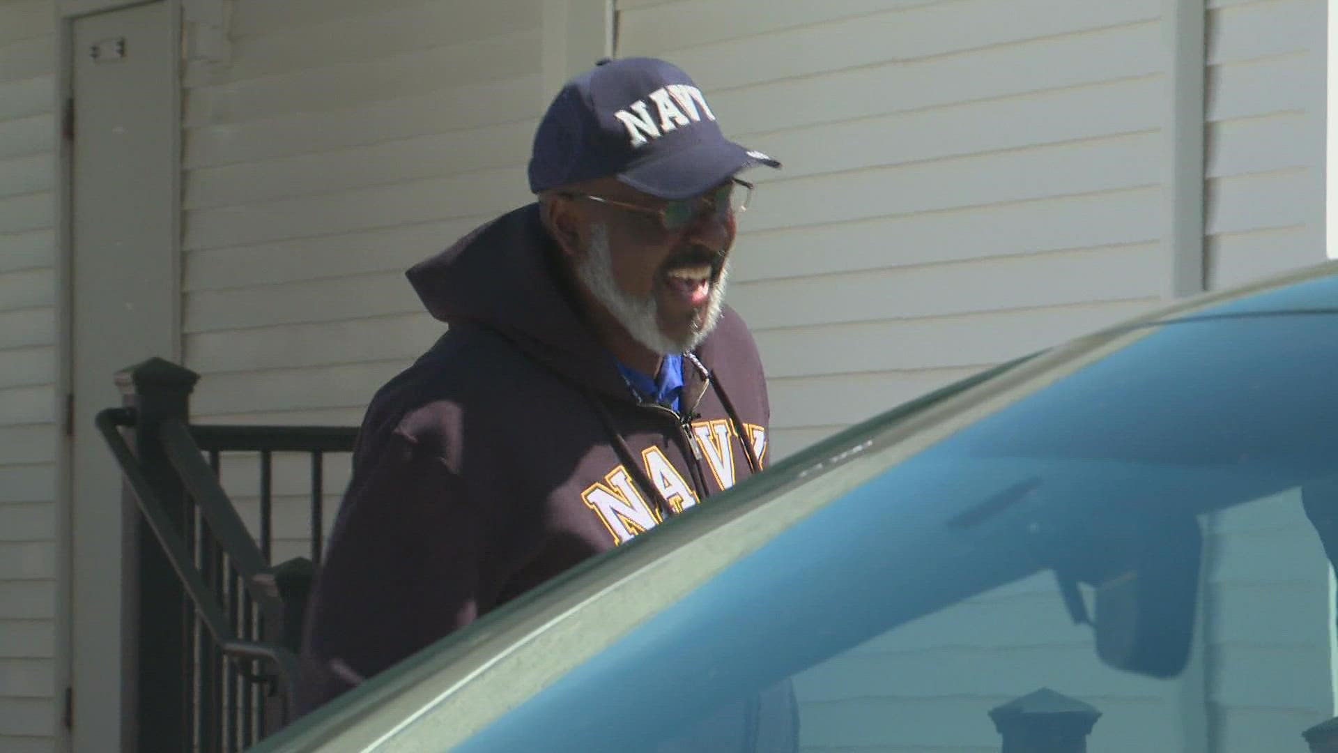 A U.S. Navy veteran got a replacement car through the Maine Veterans Project.