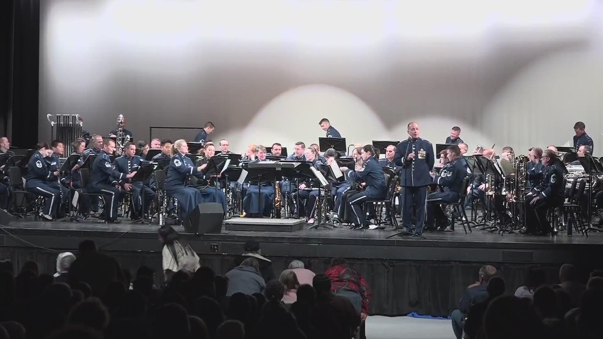 The United States Air Force Band On Tour! made four stops in Maine: Biddeford, Augusta, Farmington, and Bangor, from Friday through Monday.