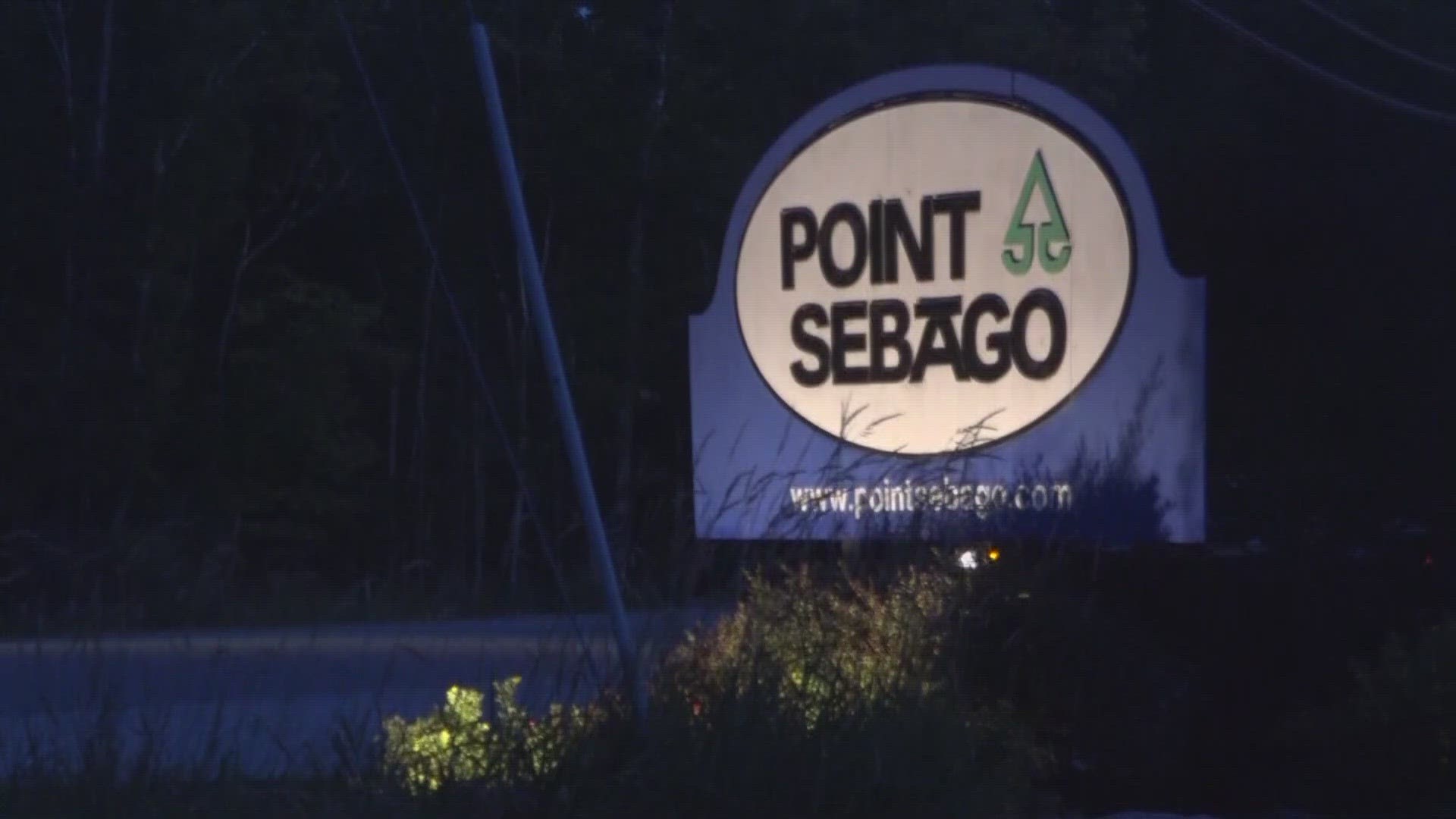 An official with the Cumberland County Sheriff's Office said no one suffered injuries during the incident near the Point Sebago Resort Sunday night.