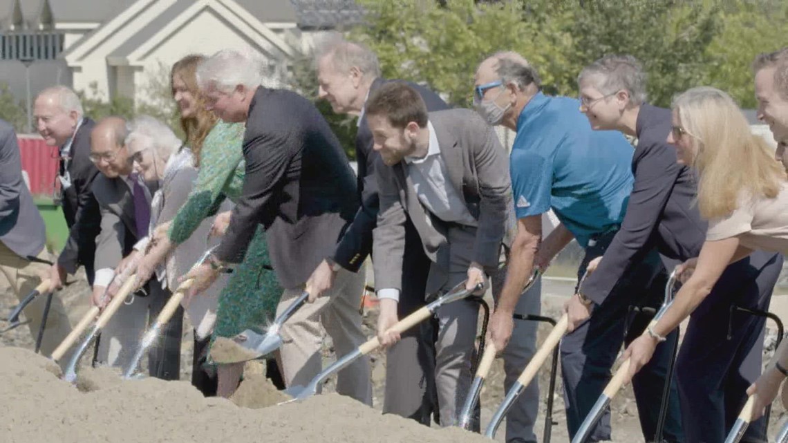 Colby College holds groundbreaking ceremony for new performing arts