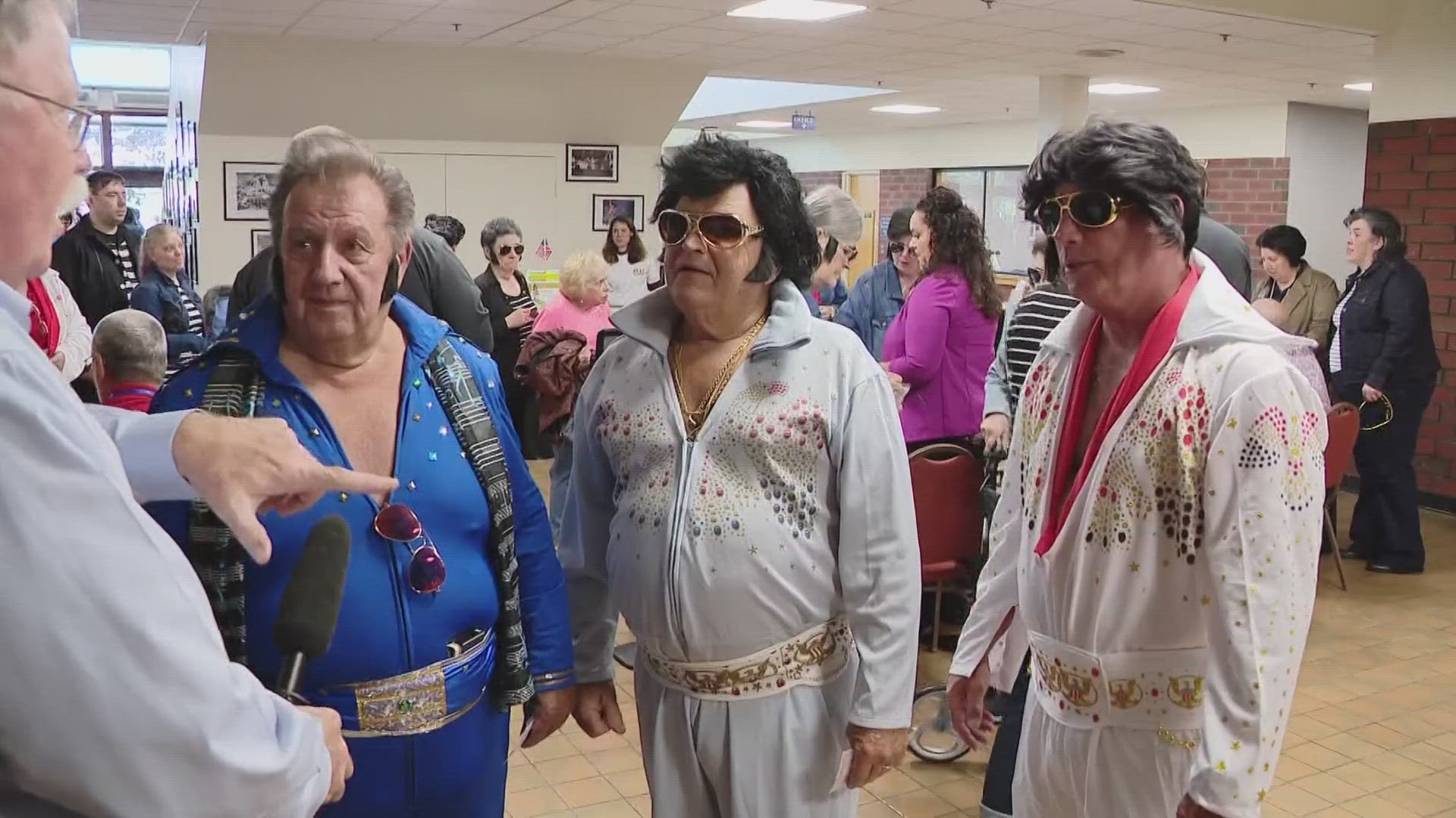 Fans of all ages gathered to remember Elvis Presley’s only show in Maine.