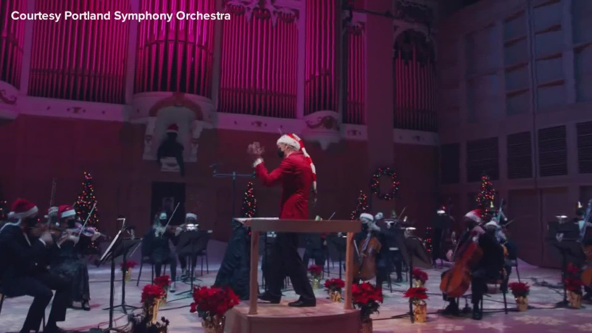 The Portland Symphony Orchestra will perform 'Magic of Christmas' at the Merrill Auditorium live until Dec. 19.