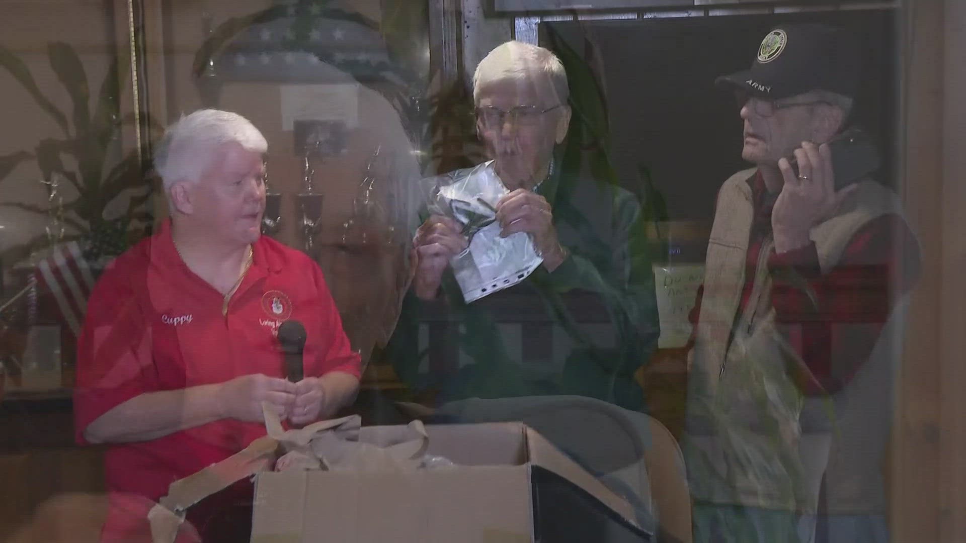 The Loring family received a package full of debris from the plane shot down in WWII.