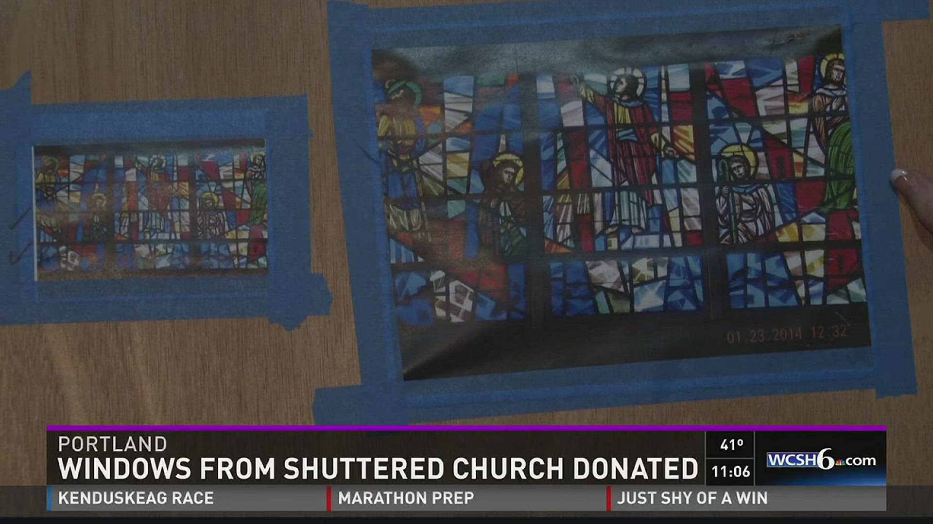 Windows from shuttered church donated