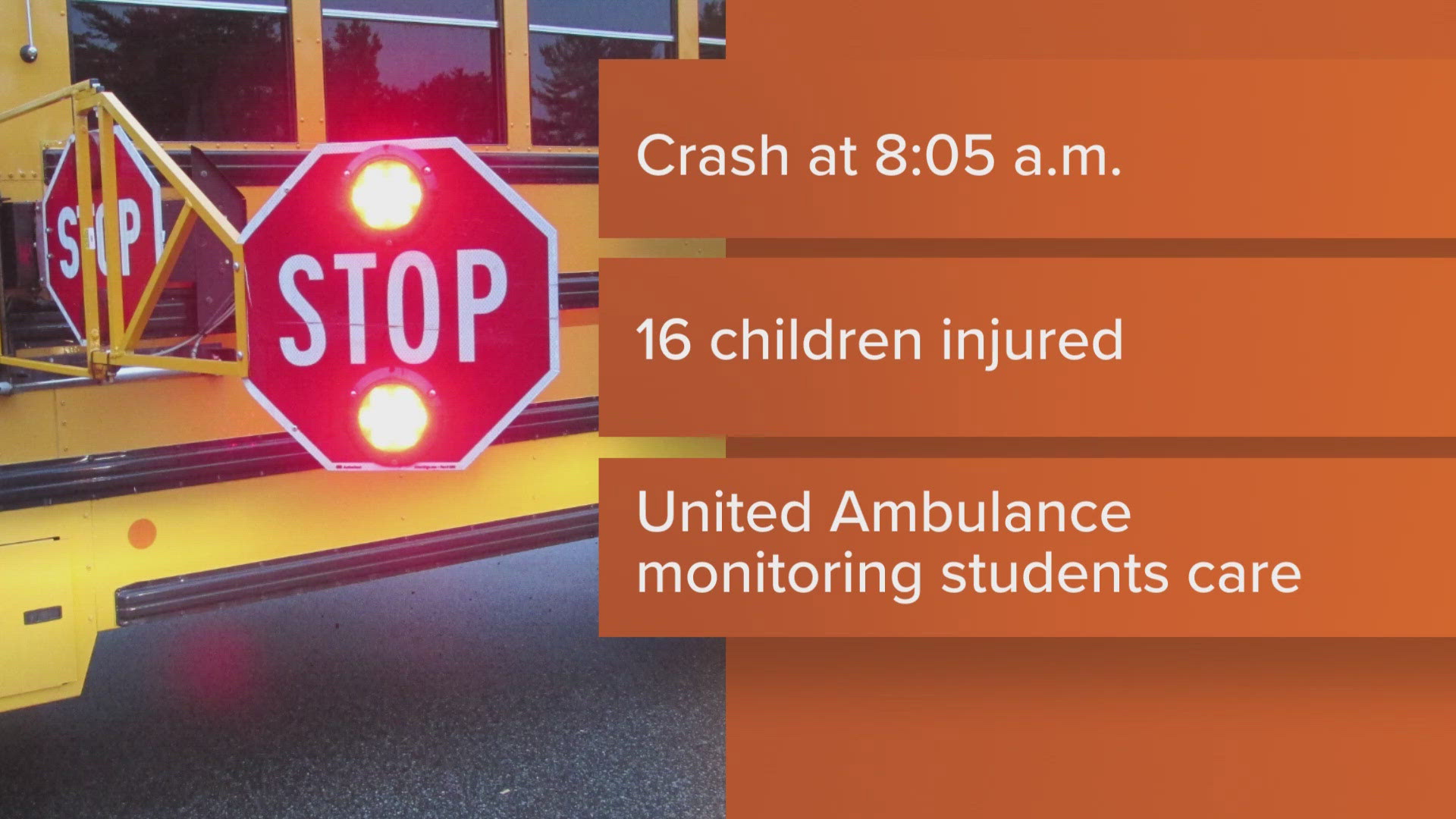 Emergency officials responded to the crash scene to assess and care for the students, RSU 16 Superintendent Amy Hediger said.