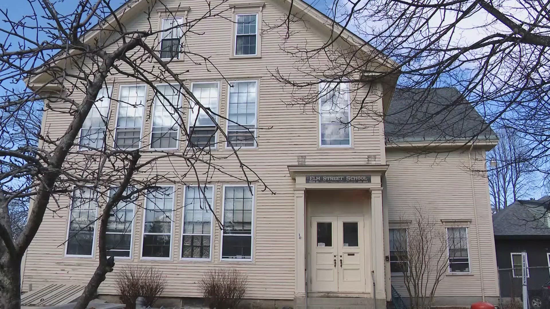 The apartments at Camden's Elm Street School would be available for two years while teachers look for permanent housing.