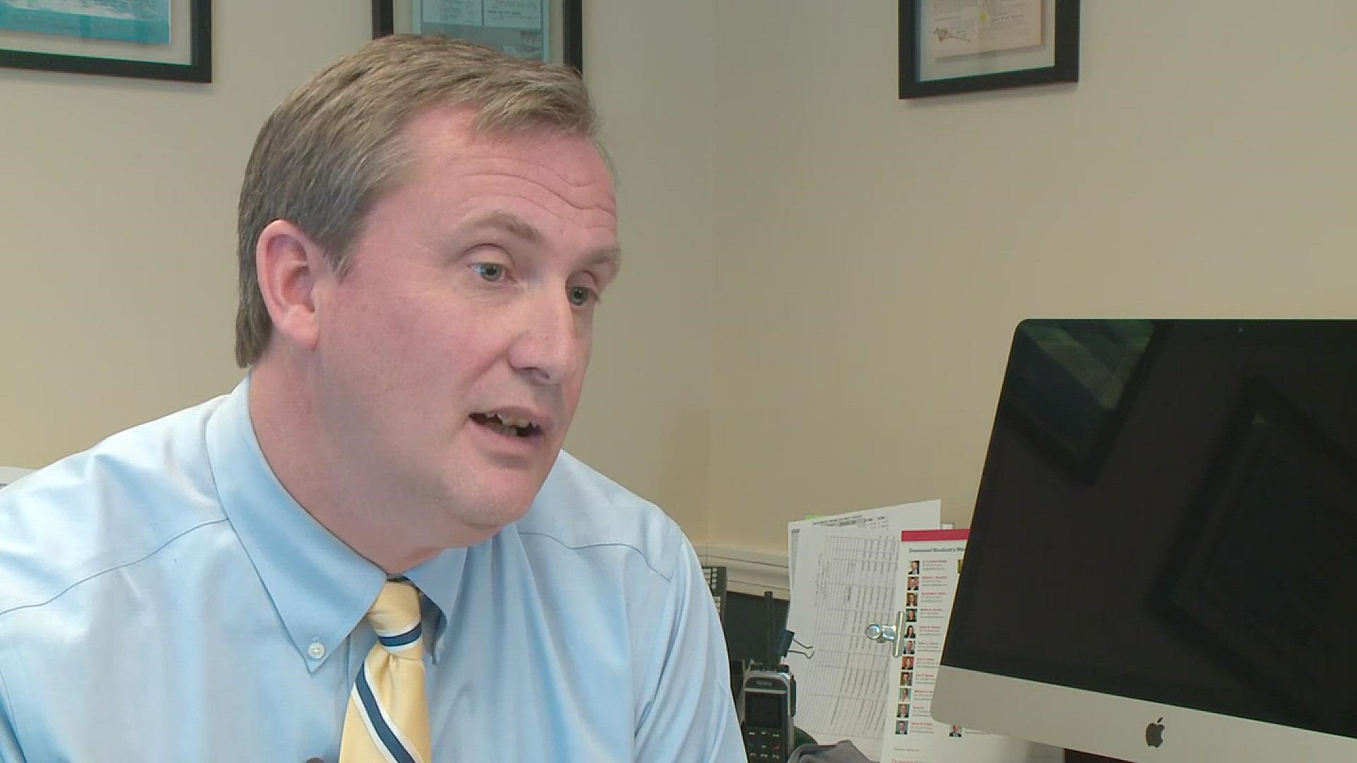 Superintendent Chris Howell speaks about discrimination probe at Windham High School