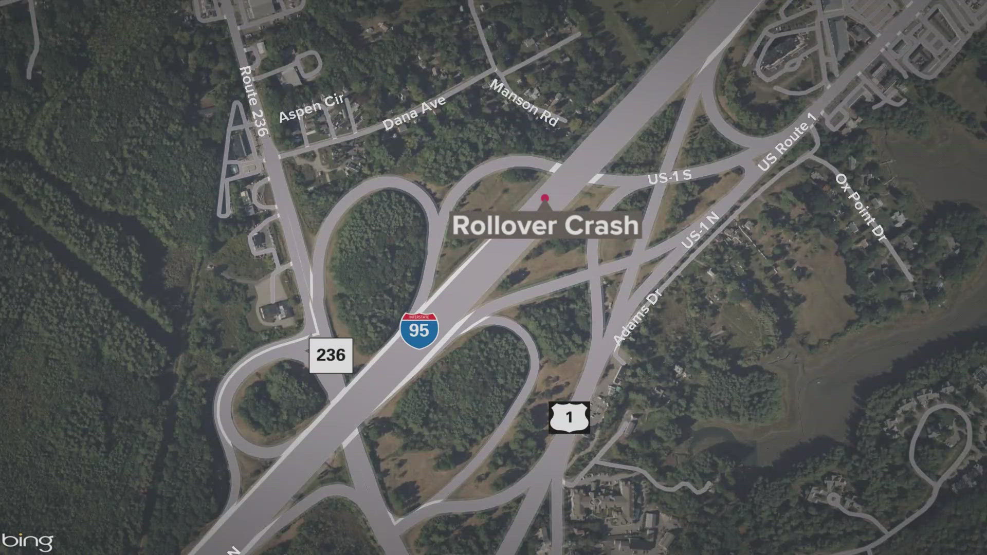 Driver hospitalized after car rolls over on I-95 in Kittery, Maine ...