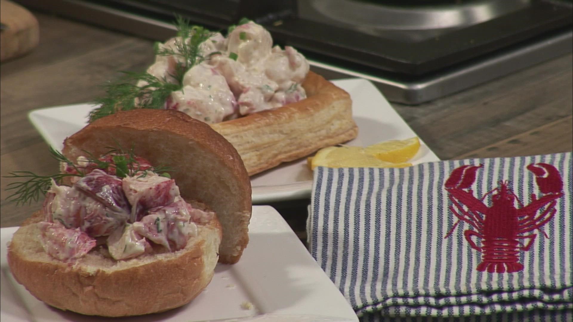 Chef Dana Moos shares a new way to serve lobster salad