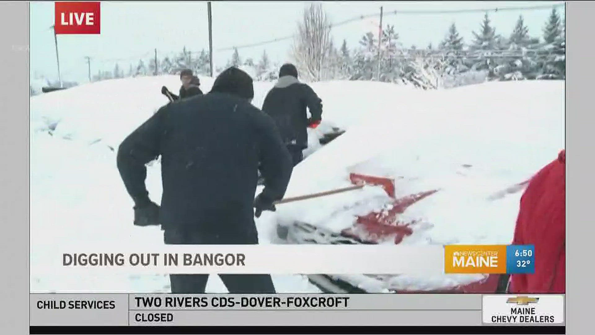 Storm Coverage: Zach Blanchard reports on digging out in Bangor