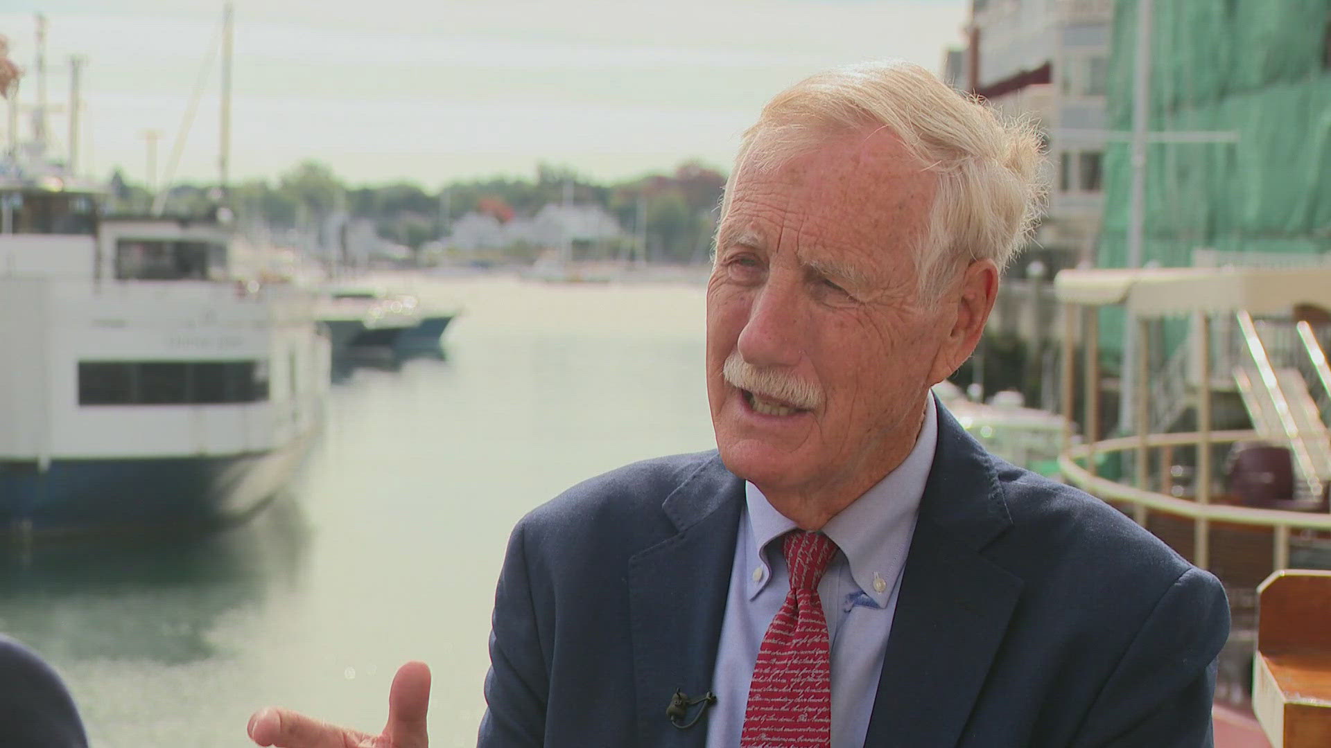 In his first sit-down interview of the campaign, Sen. Angus King shared his Maine AFL-CIO endorsement and discussed the state of the race.