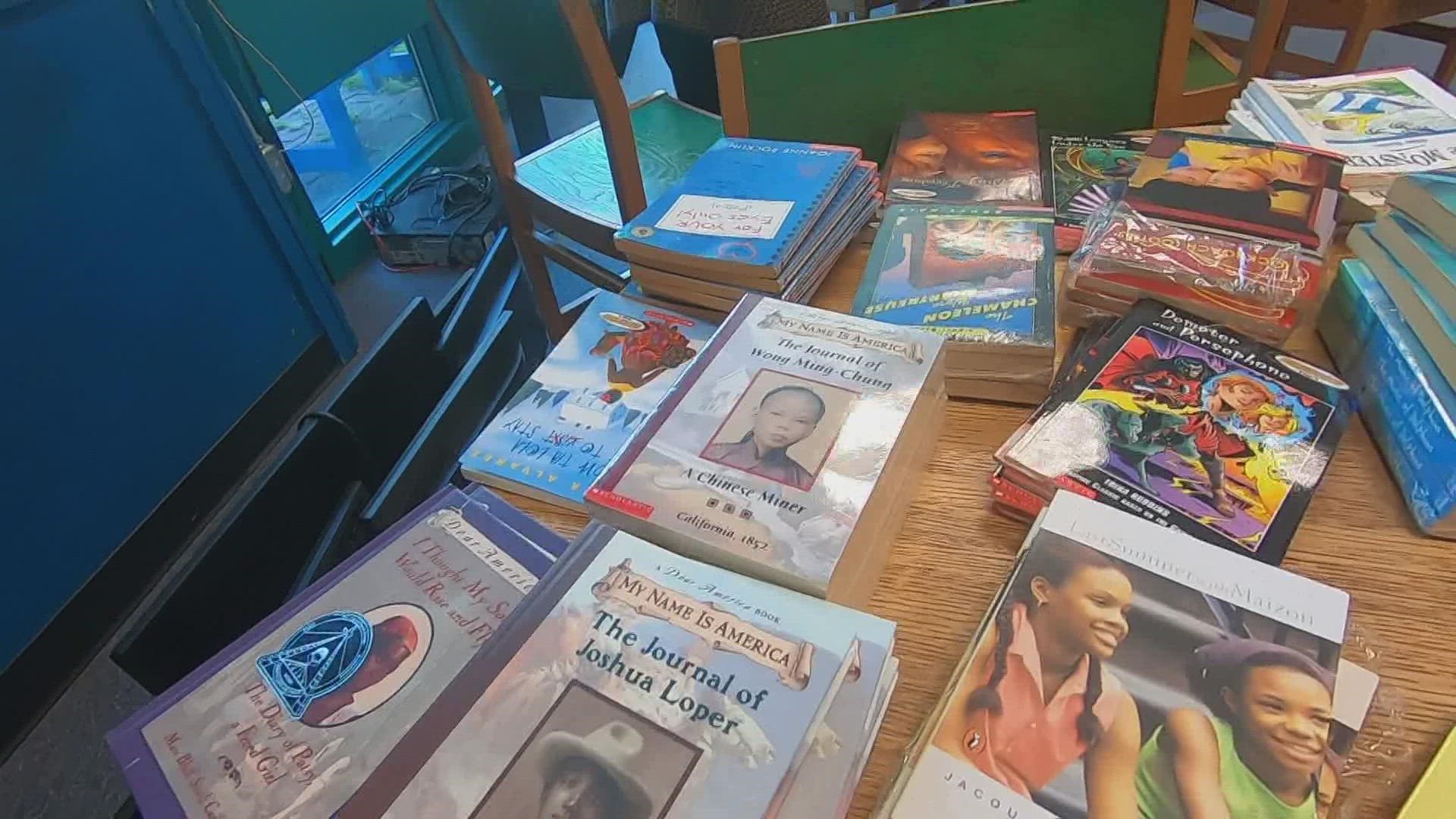 1,200 books were dropped off at every Portland public school on Thursday as part of a "Big Read" event.