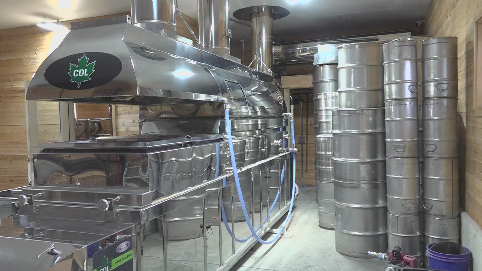 The majority of Maine's maple equipment comes from Canada, and with 25 percent tariffs, it could increase prices. 