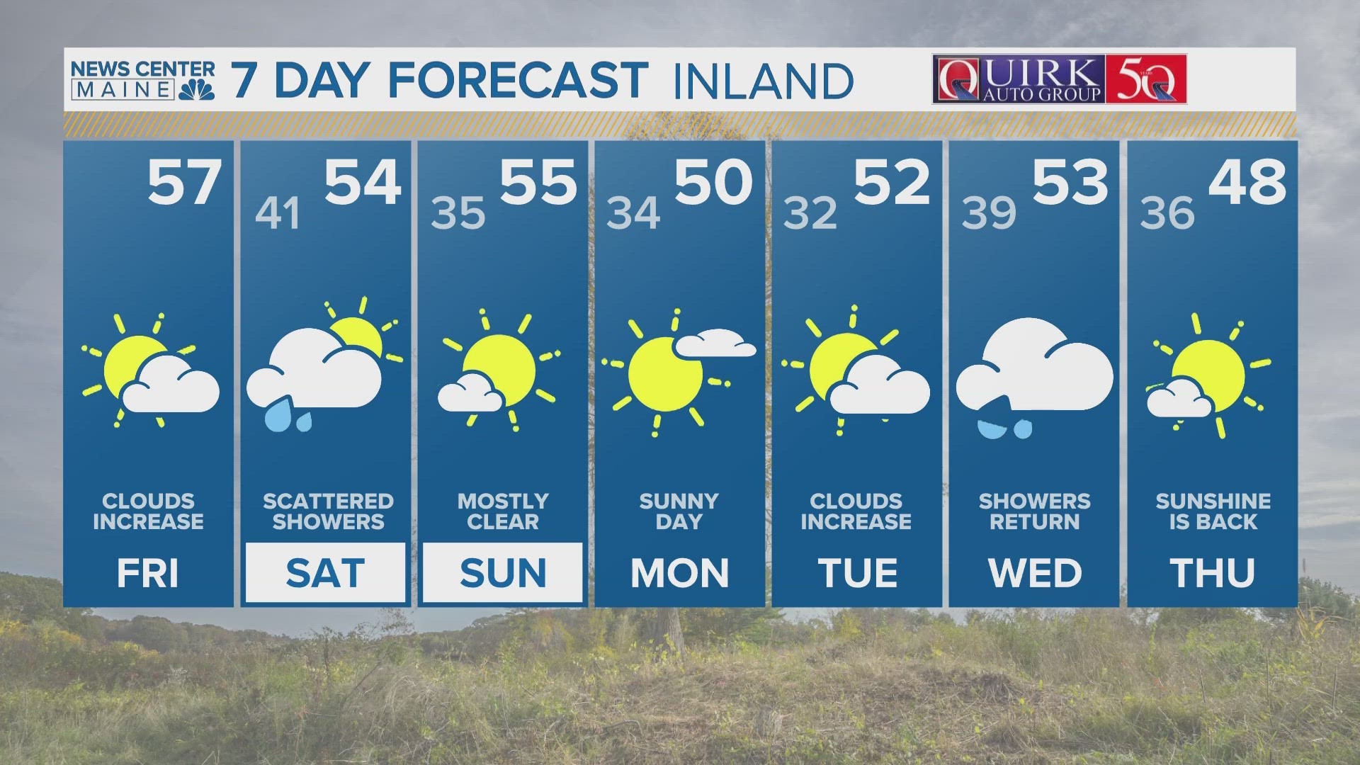NEWS CENTER Maine Weather Video Forecast Updated 6:30AM, Friday, April 19, 2024