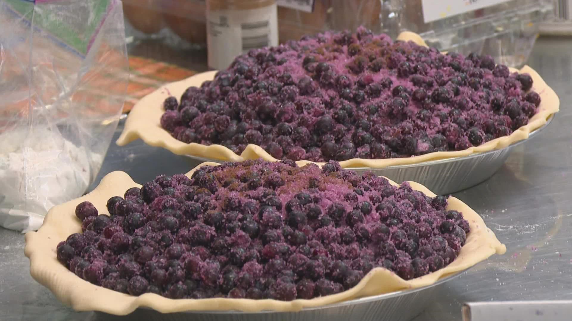 The Pies for Preble Thanksgiving charity event welcomed all to bake pies at the First Congregational Church UCC's kitchen.