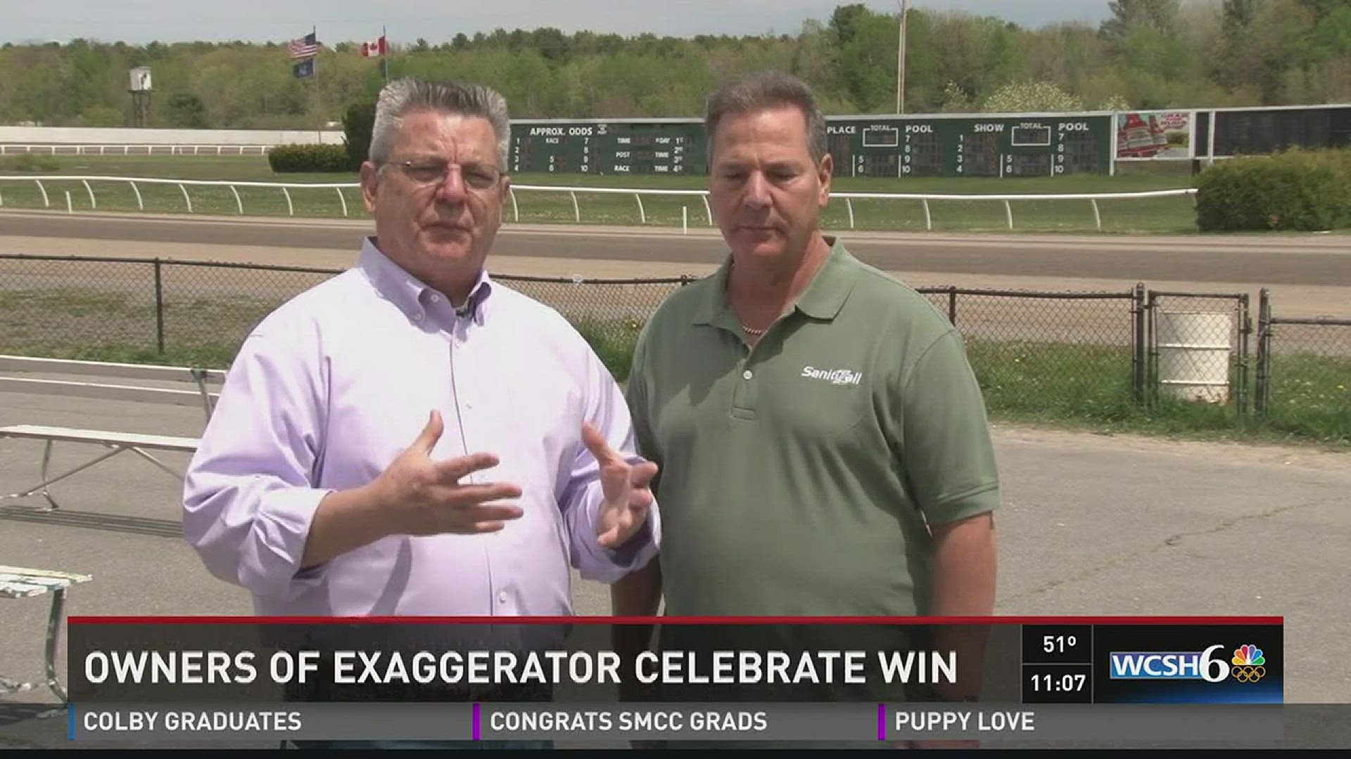 Owners of Exaggerator celebrate win