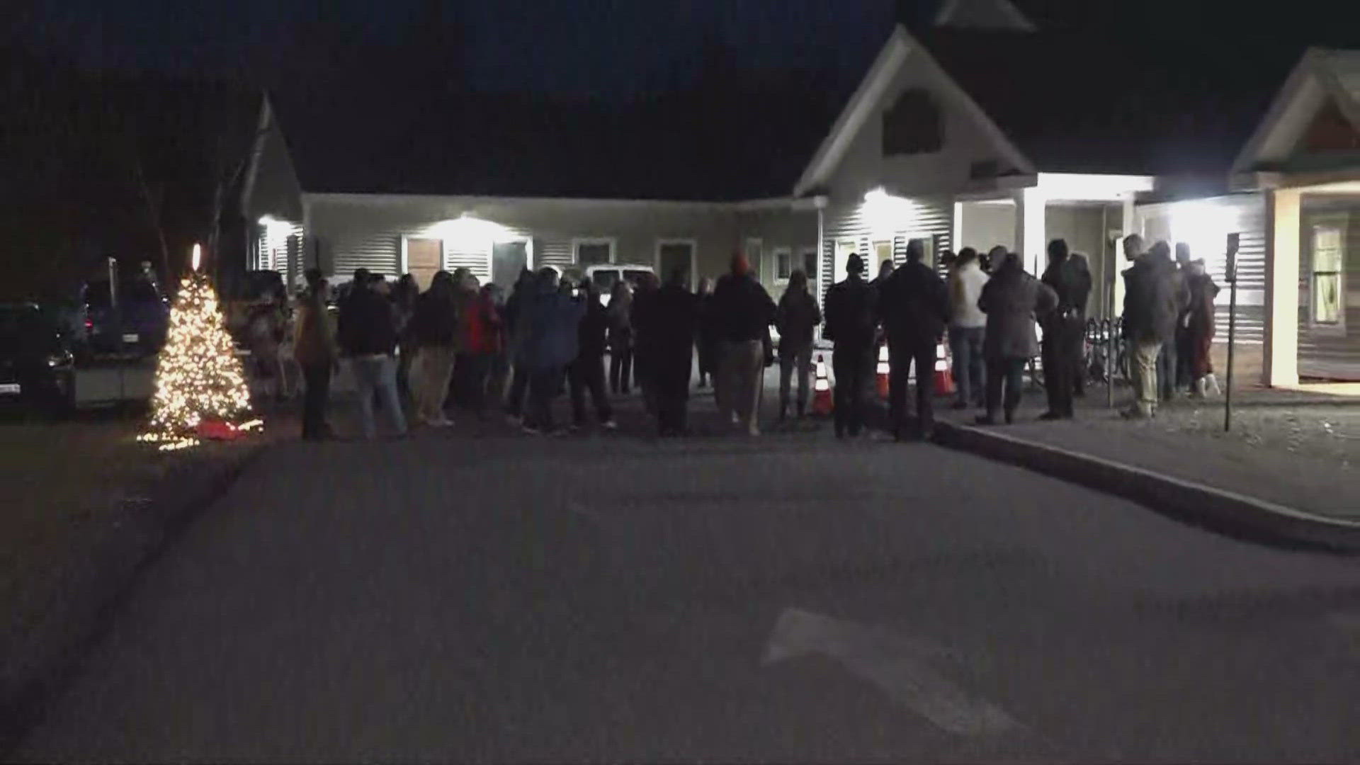 Penobscot Community Health Care held a vigil Wednesday night to honor those who have died while experiencing homelessness.