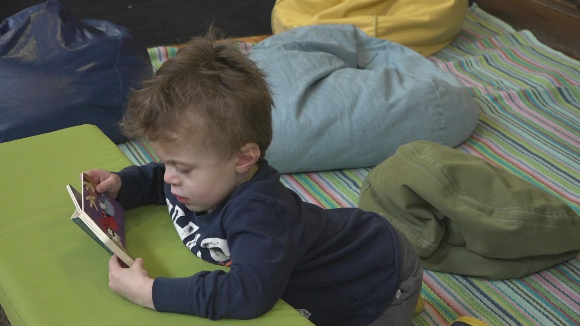 The Children's Nursery School in Portland held its first in-person event over the weekend since the pandemic began to help raise money for their nonprofit school.