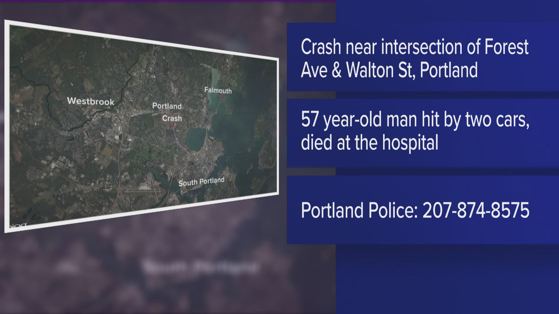 Man from Portland hit by 2 cars, police say | newscentermaine.com