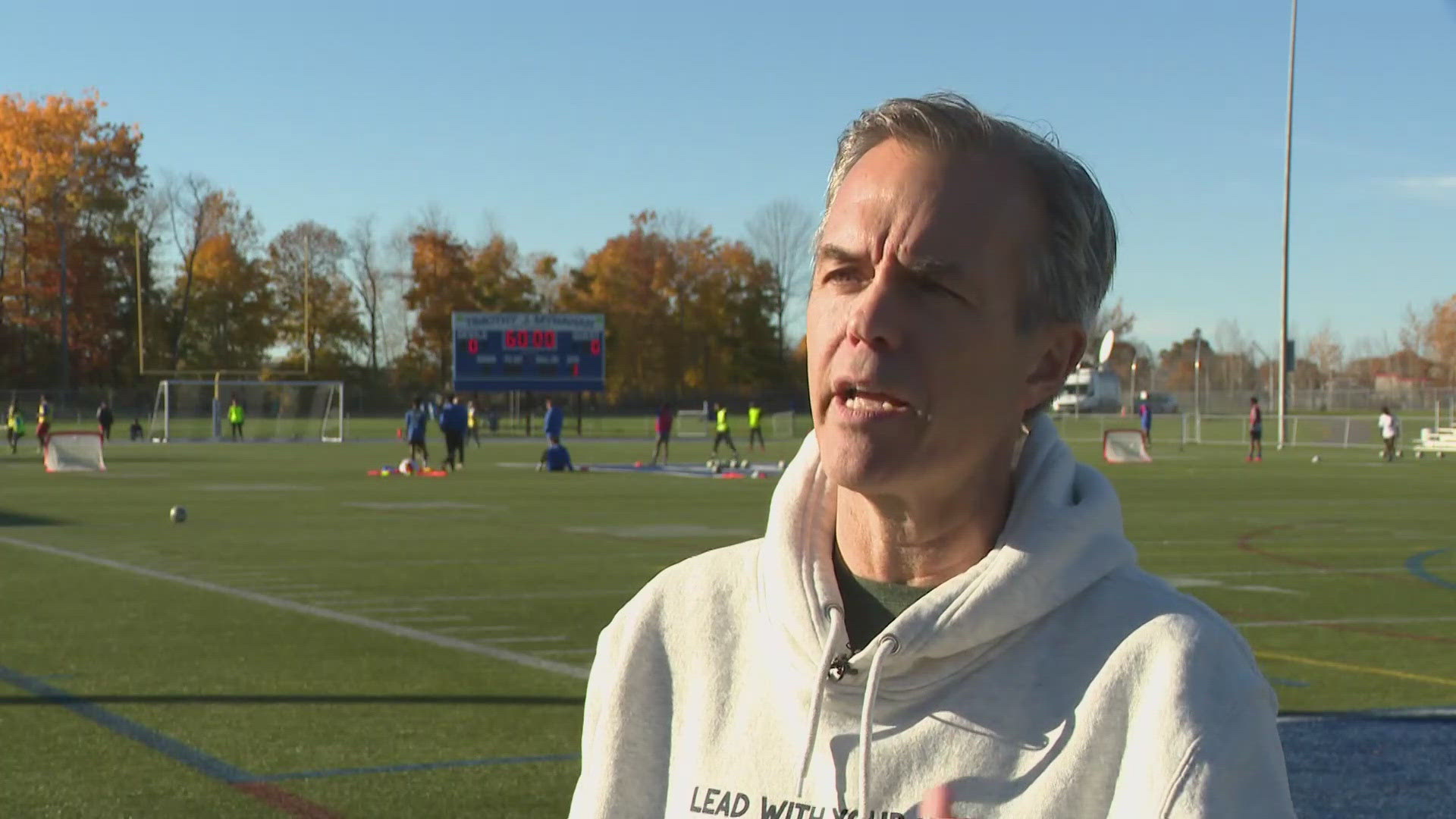 Last year, Lewiston's high school football team took on Edward Little in a game just seven days after the mass shootings. 