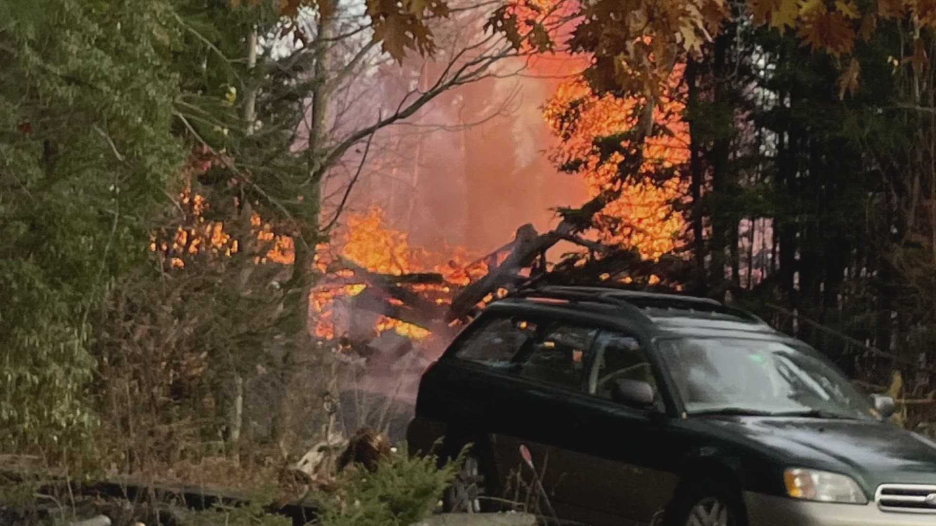 The Office of State Fire Marshal is responding to the scene, according to Maine Department of Public Safety spokesperson Shannon Moss.