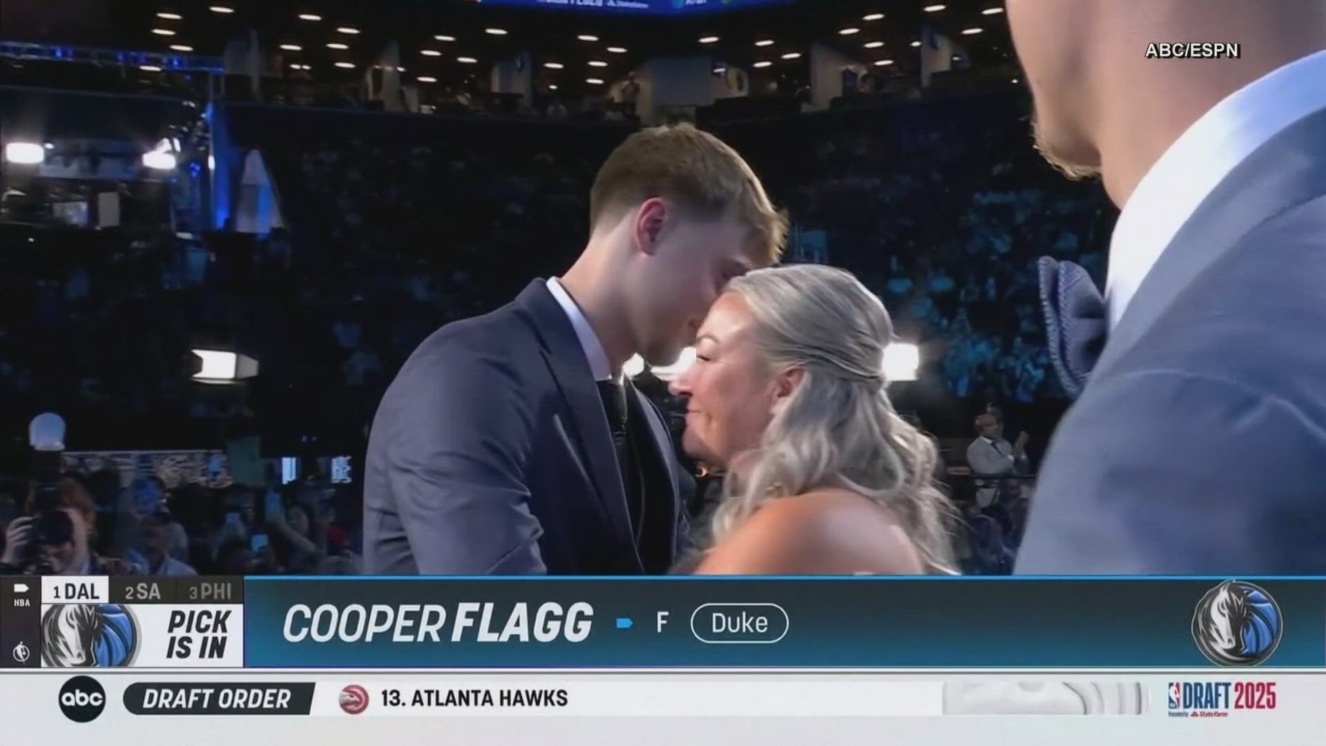 Cooper Flagg says his parents have been with him "every step of the way."