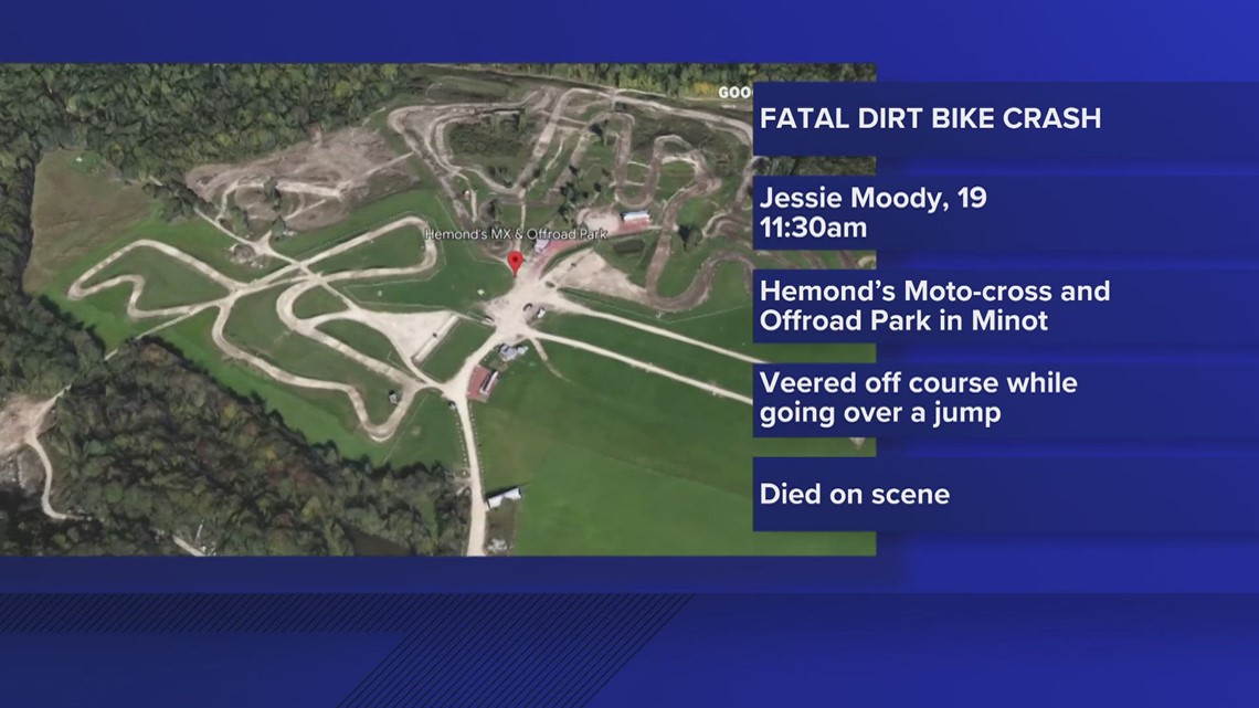 Lewiston man dies in Minot dirt bike crash - Vimarsana News