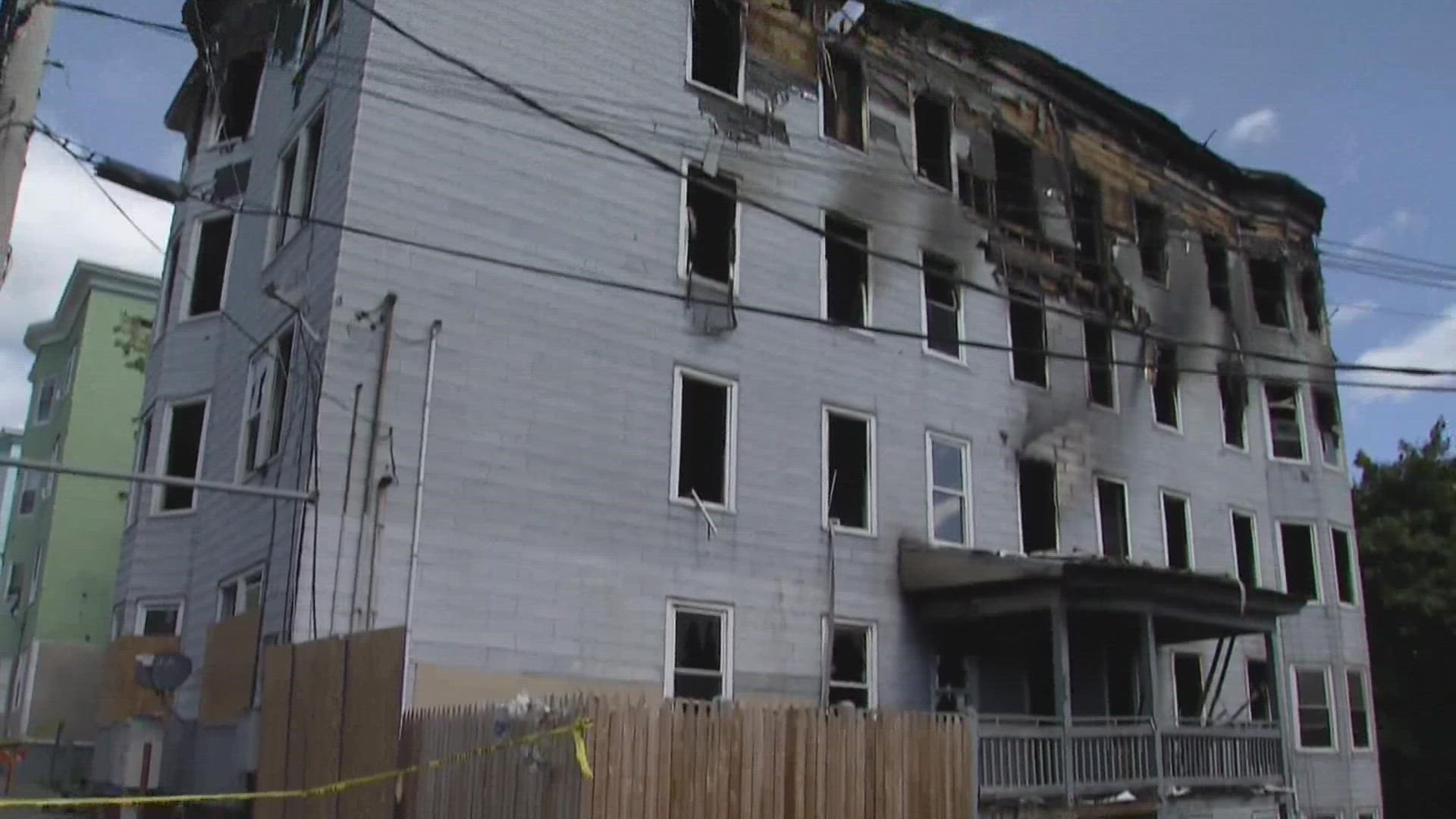 Three juveniles have been arrested and charged with arson in an apartment building fire in Lewiston.