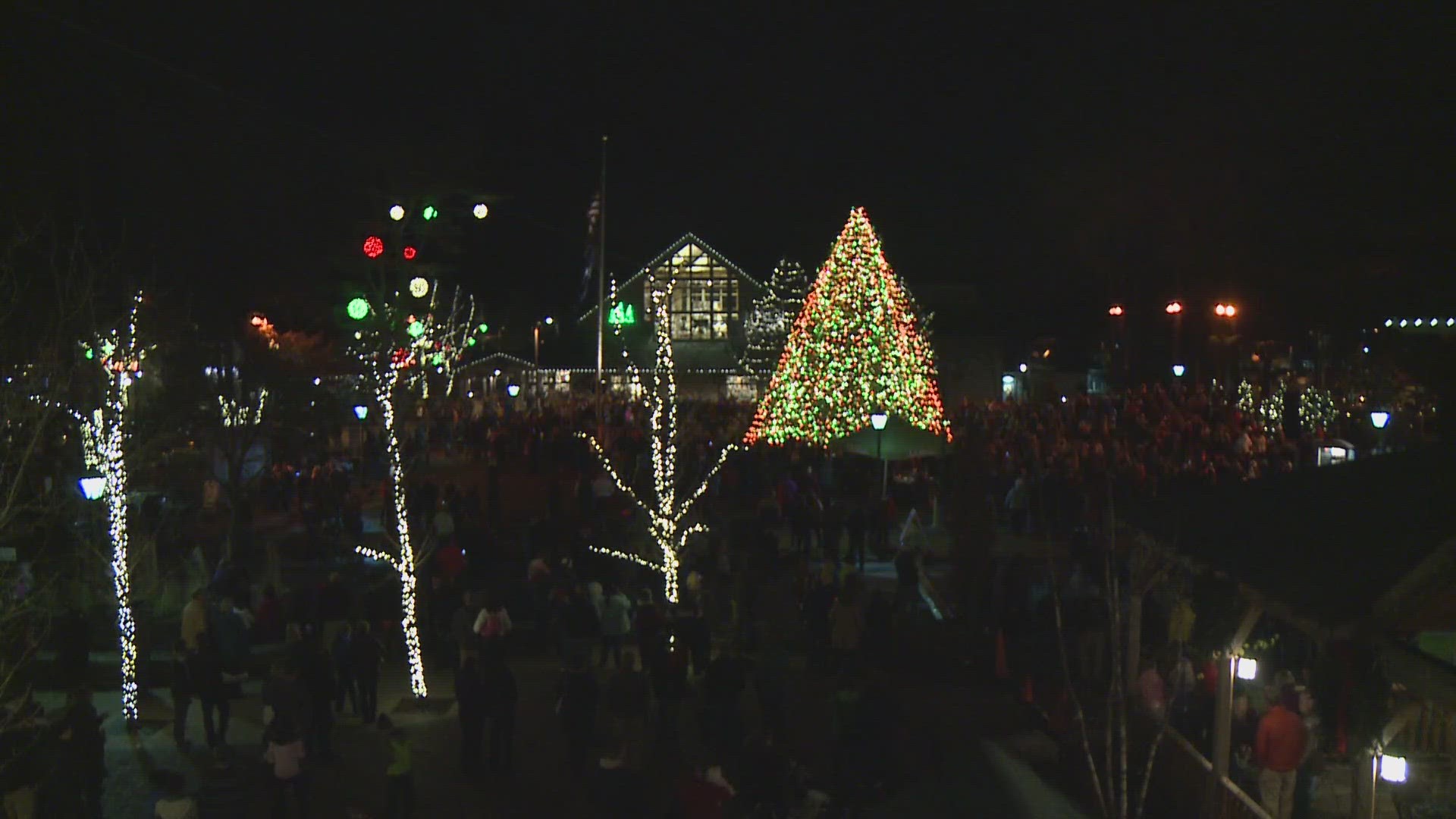 This year, the tree lighting is dedicated to honoring the victims and families of the mass shooting in Lewiston.